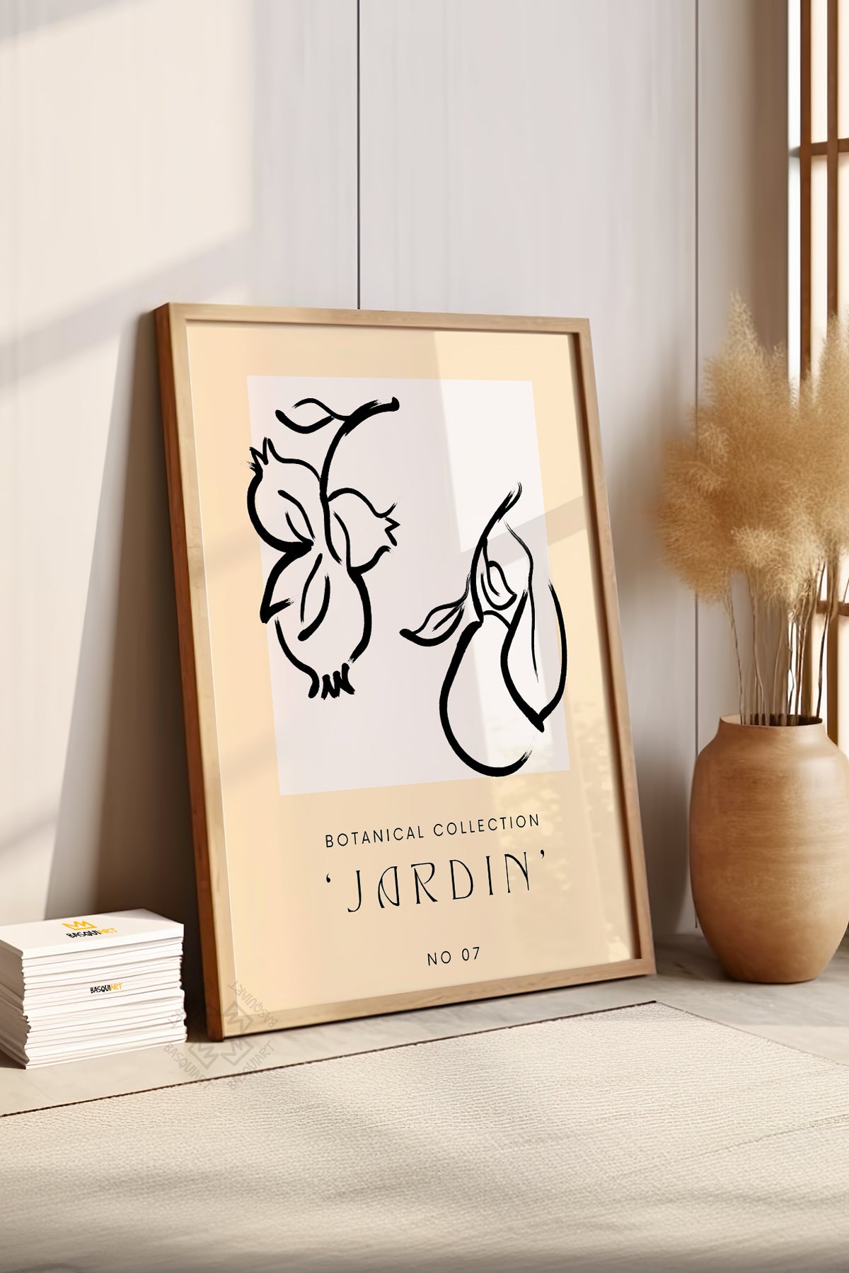 Bohemian Serisi Ahşap Çerçeveli Poster, Tablo No:119