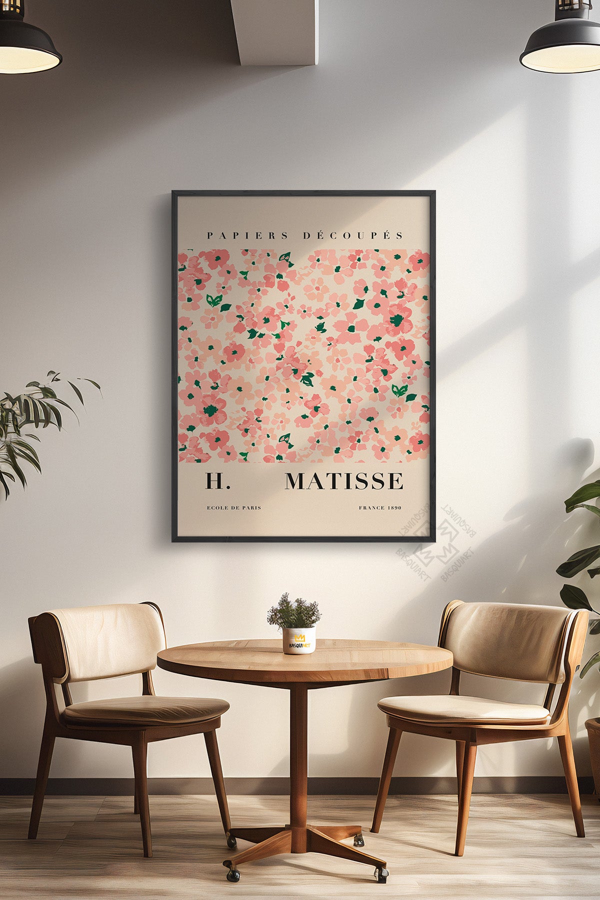 Henri Matisse Serisi Siyah Çerçeveli Poster, Tablo Duvar Dekoru No:16