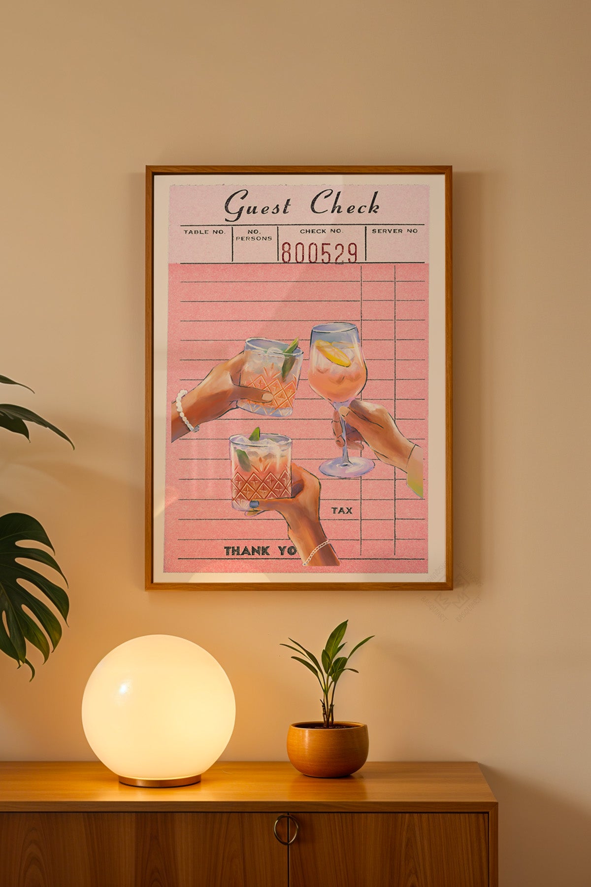 Lucky You Serisi Ahşap Çerçeveli Poster, Tablo Duvar Dekoru No:92