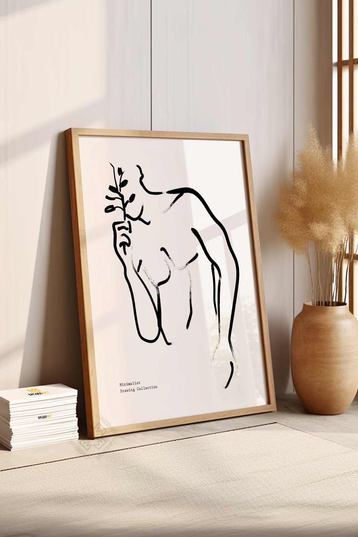 Bohemian Serisi Ahşap Çerçeveli Poster, Tablo No:95