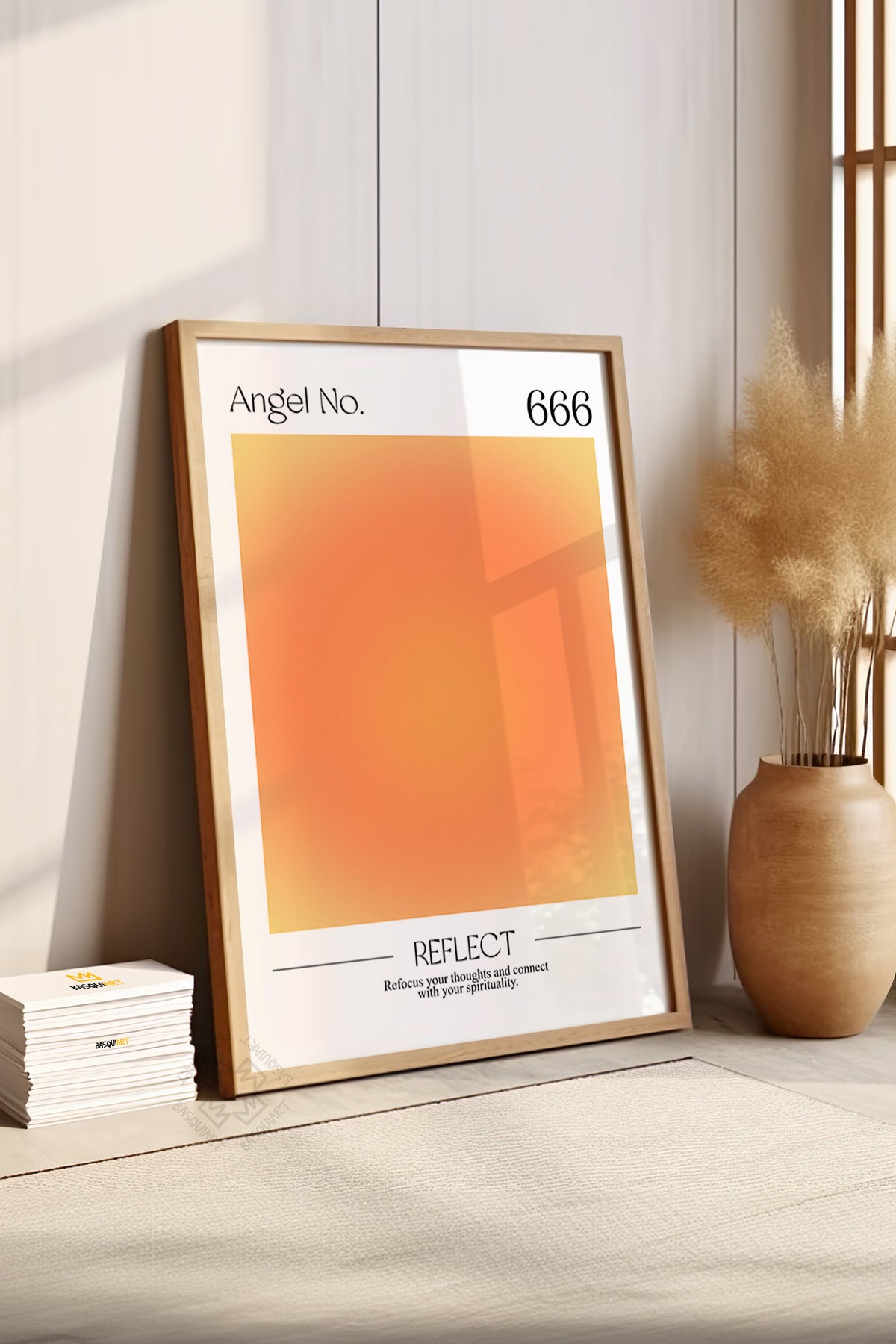 Aura Serisi Ahşap Çerçeveli Poster, Tablo No:10