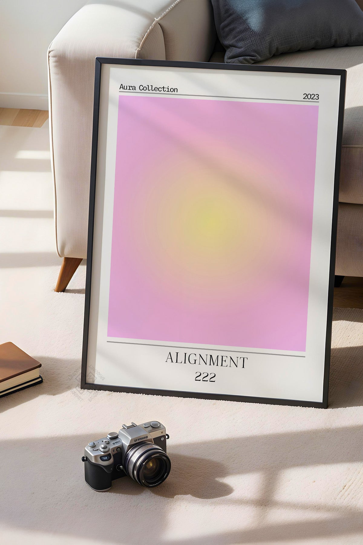 Aura Serisi Siyah Çerçeveli Poster, Tablo No:186