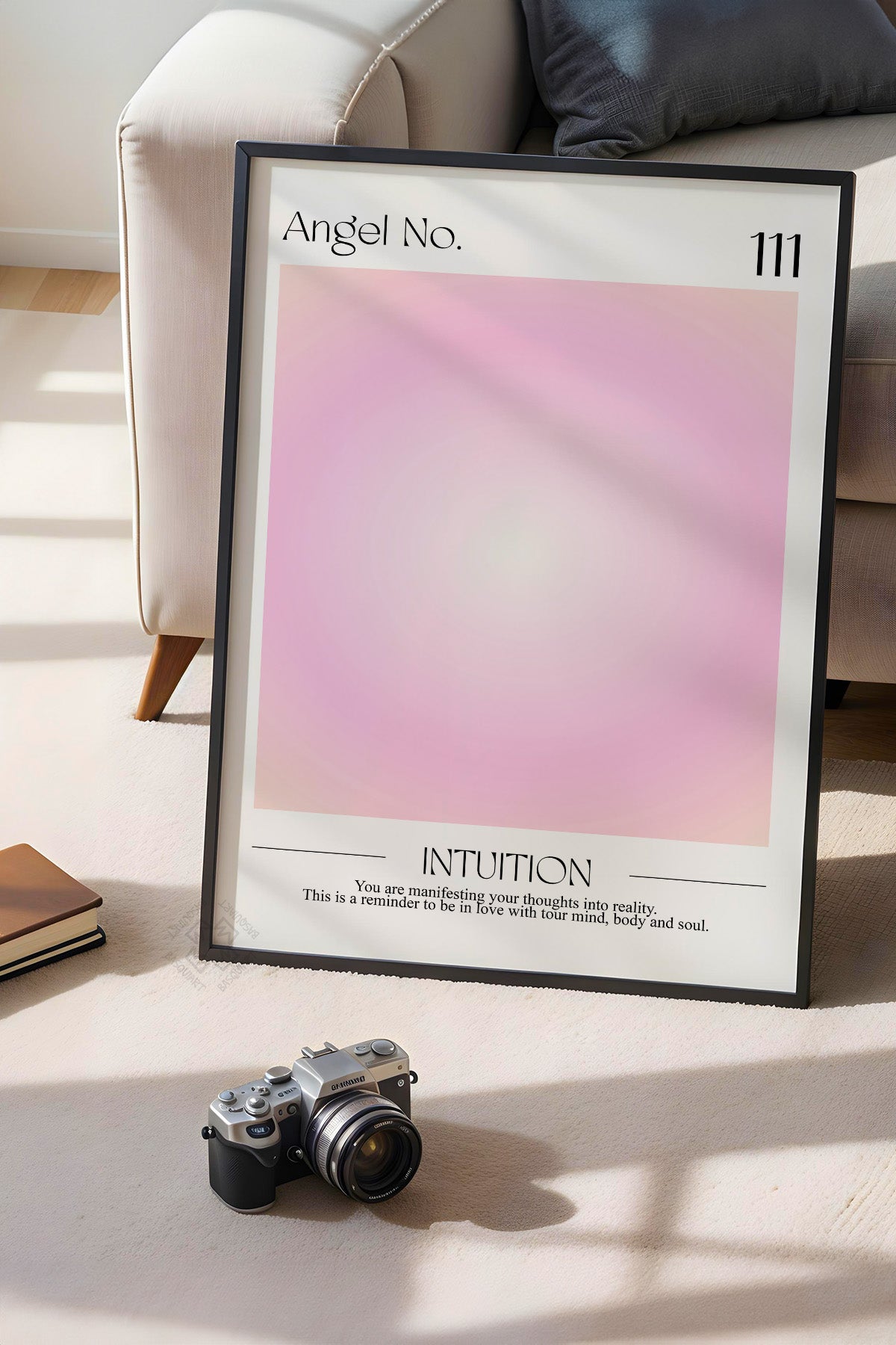 Aura Serisi Siyah Çerçeveli Poster, Tablo No:5