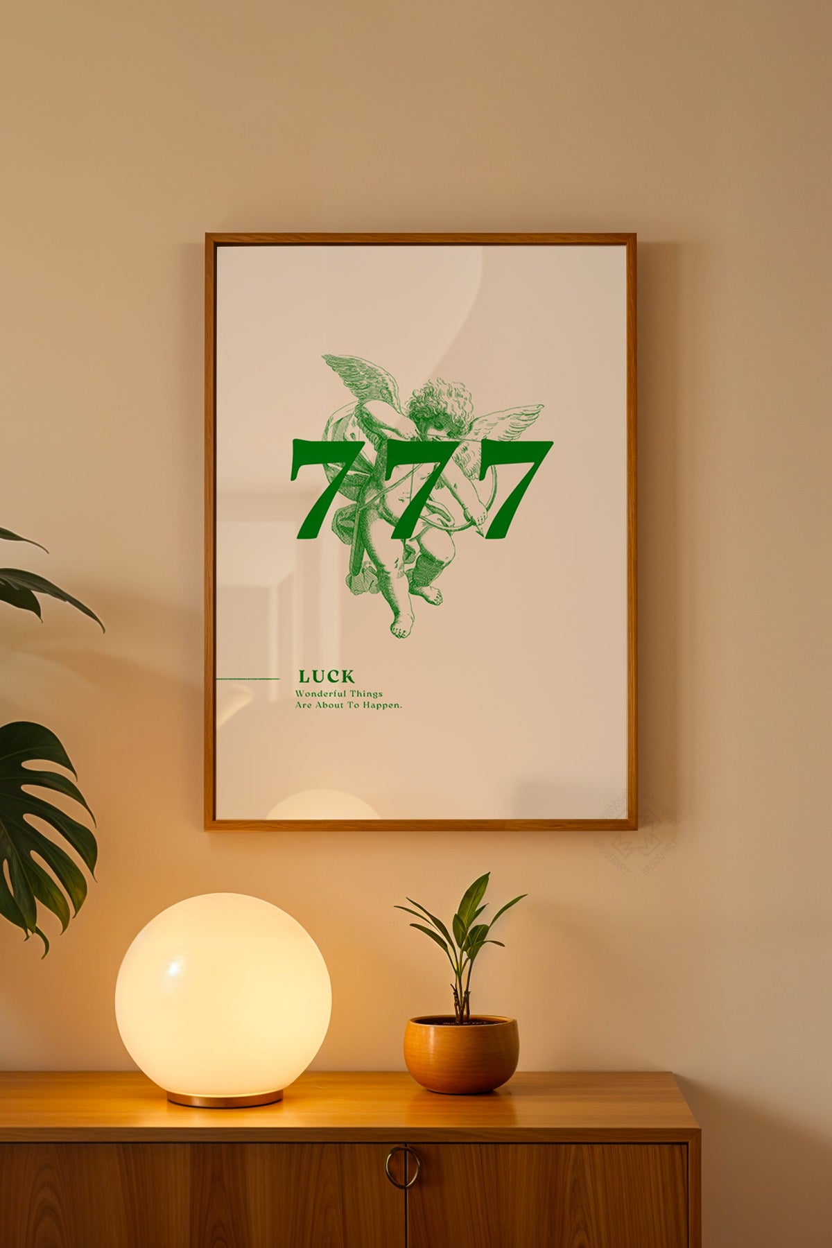 Lucky You Serisi Ahşap Çerçeveli Poster, Tablo Duvar Dekoru No:131