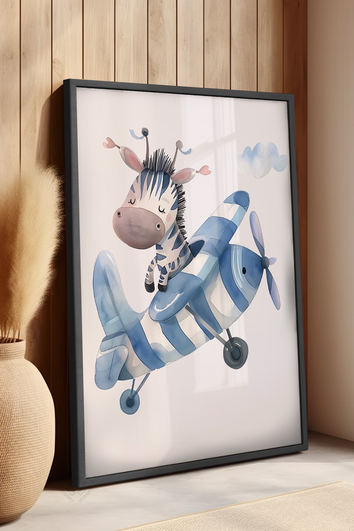 Çocuk Odası, Bebek Odası Siyah Çerçeveli Poster, Tablo No:40