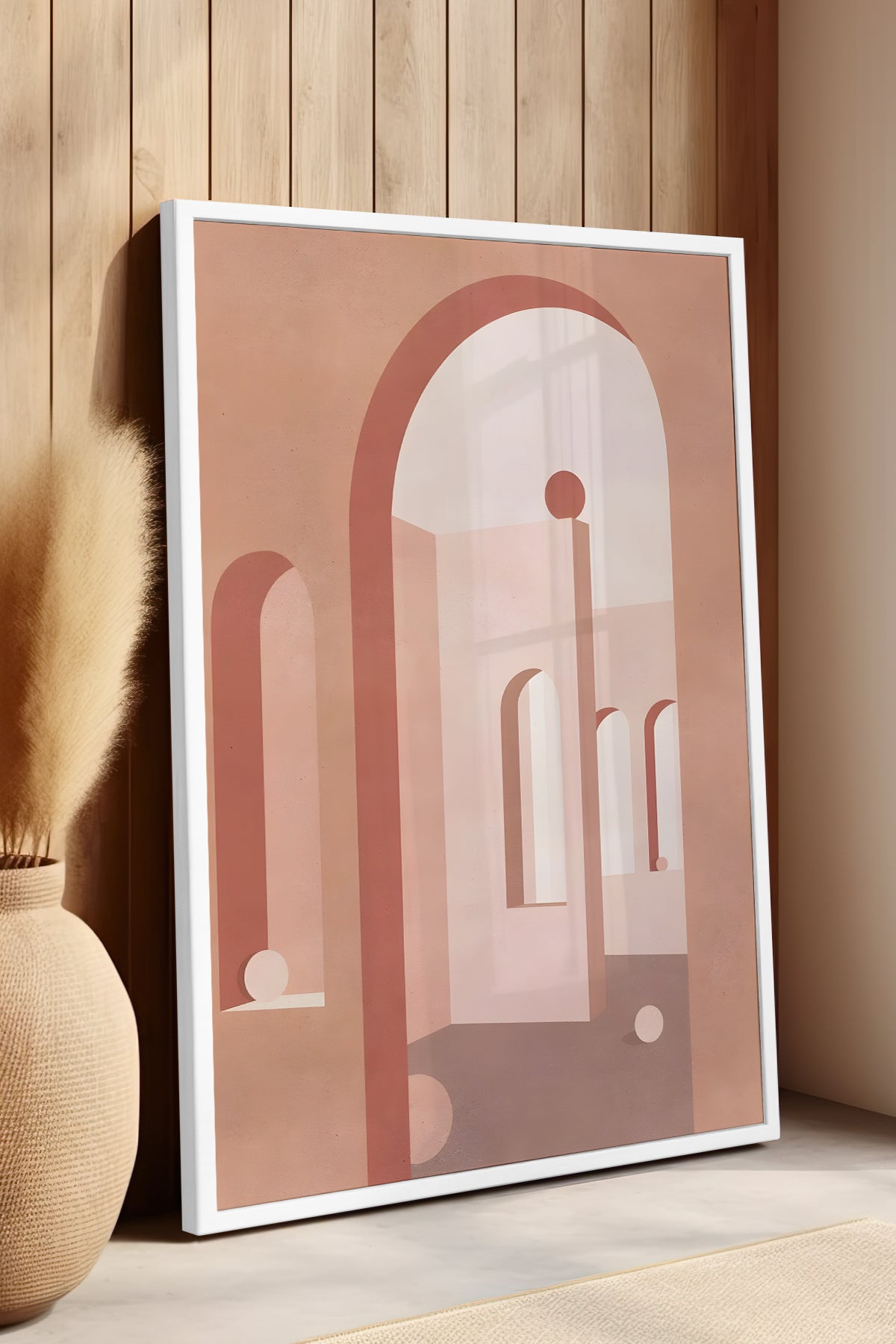 Bohemian Serisi Beyaz Çerçeveli Poster, Tablo No:30