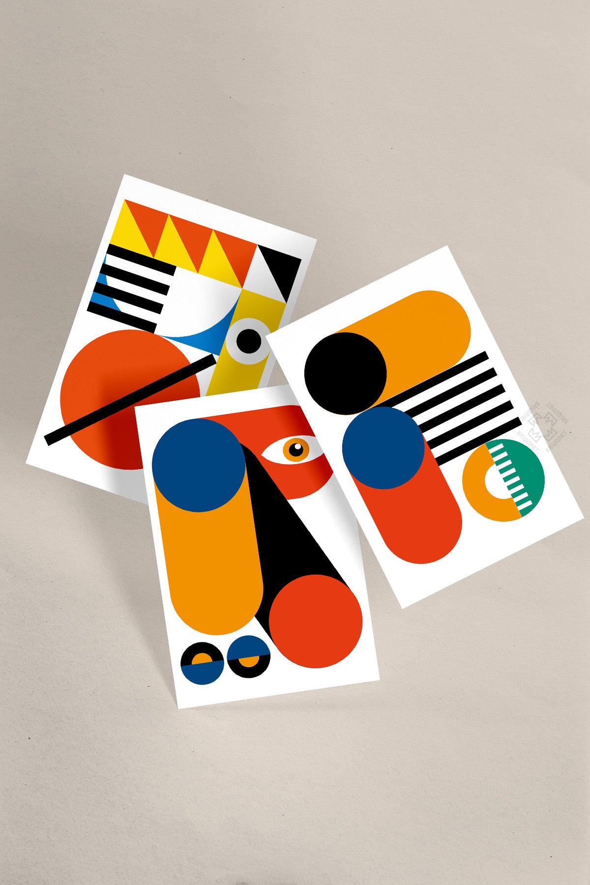 Bauhaus 6'lı Poster Seti, Duvar Dekoru No:10