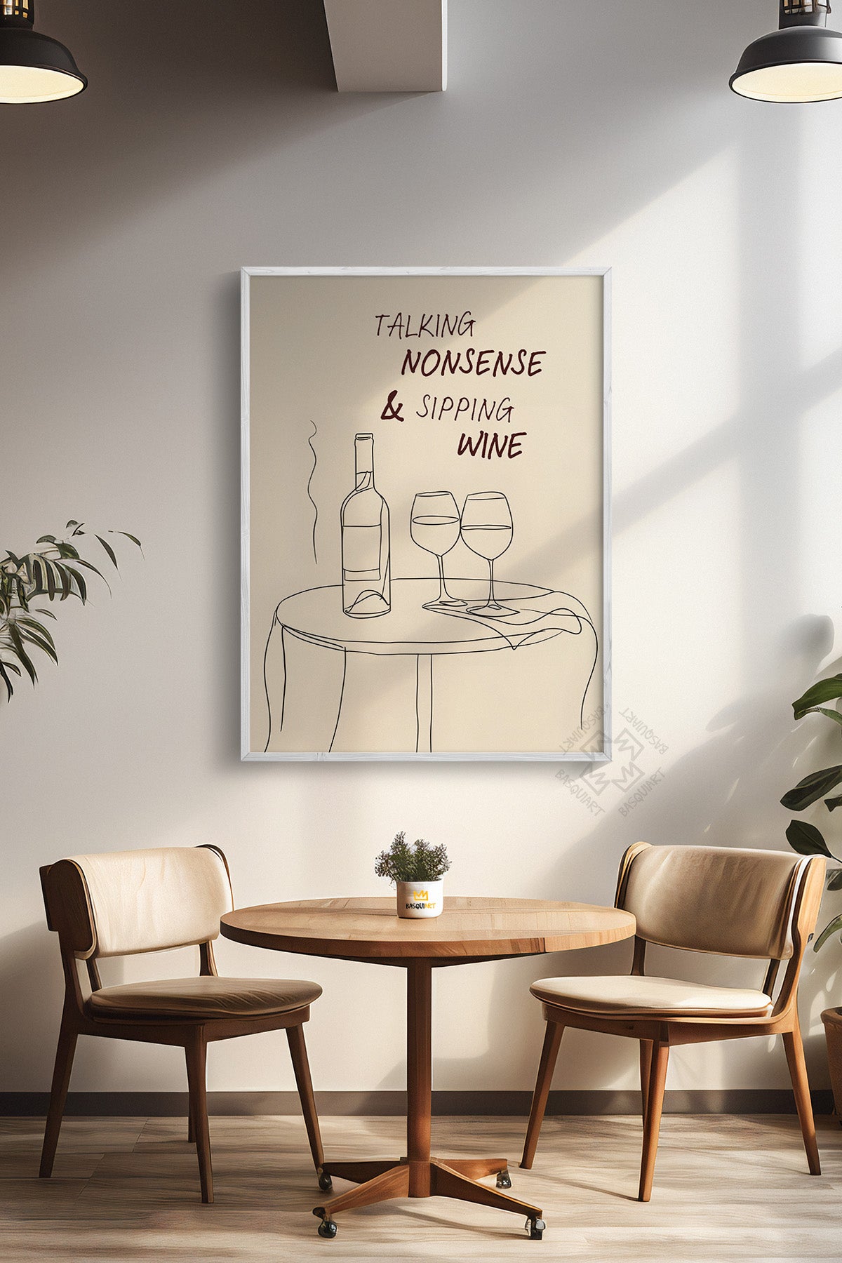 Kokteyl Serisi Beyaz Çerçeveli Poster, Tablo, Cafe, Restoran, Mutfak Duvar Dekoru No:60