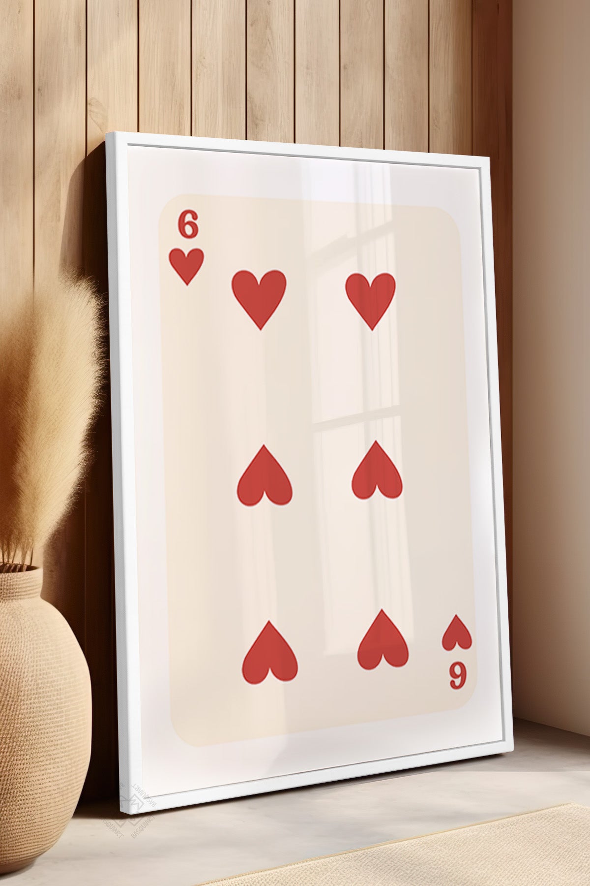 Lucky You Serisi Beyaz Çerçeveli Poster, Tablo Duvar Dekoru No:75