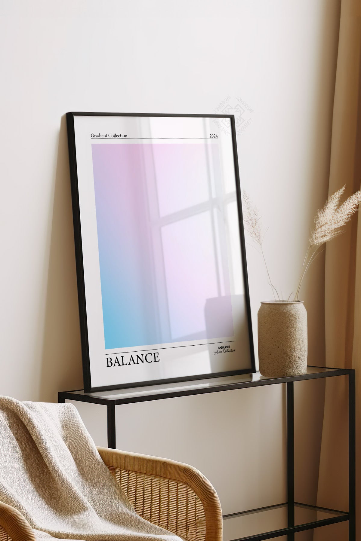 Aura Serisi Siyah Çerçeveli Poster, Tablo No:30