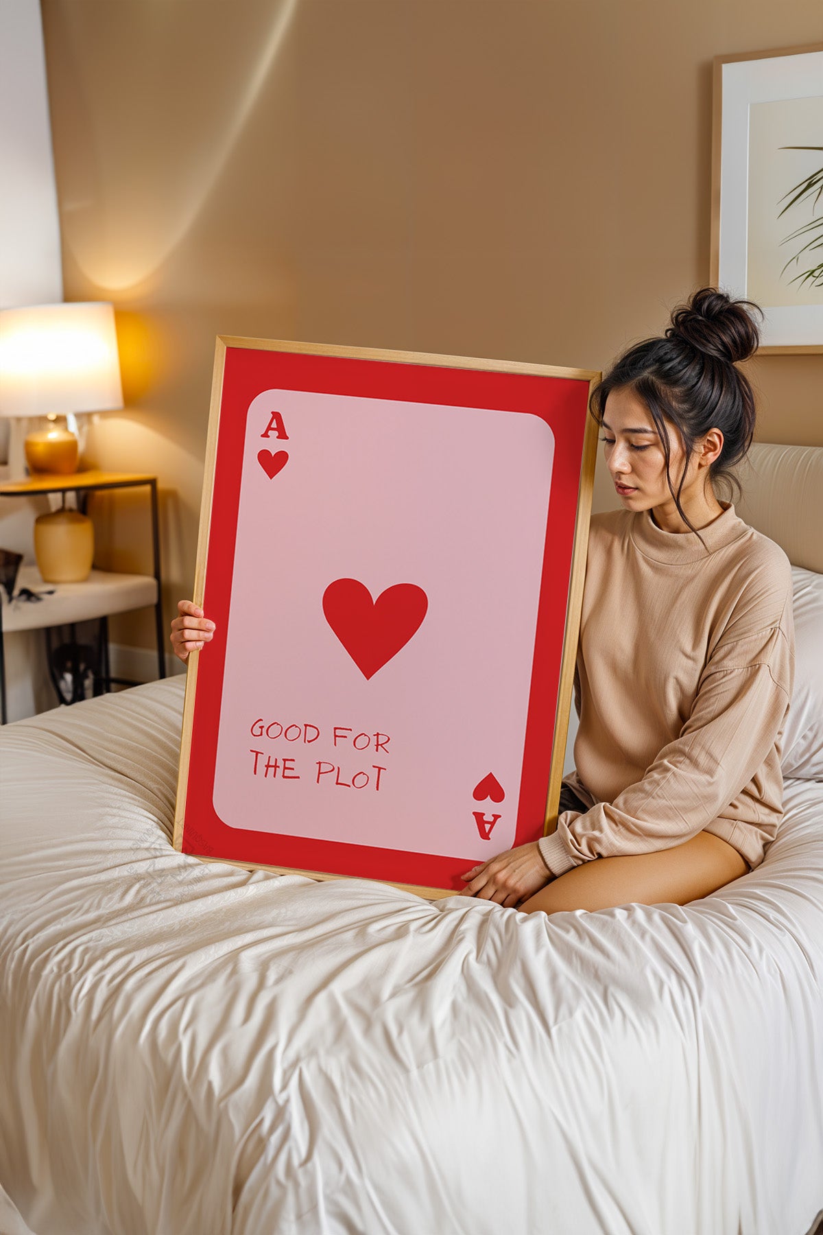 Lucky You Serisi Ahşap Çerçeveli Poster, Tablo Duvar Dekoru No:80
