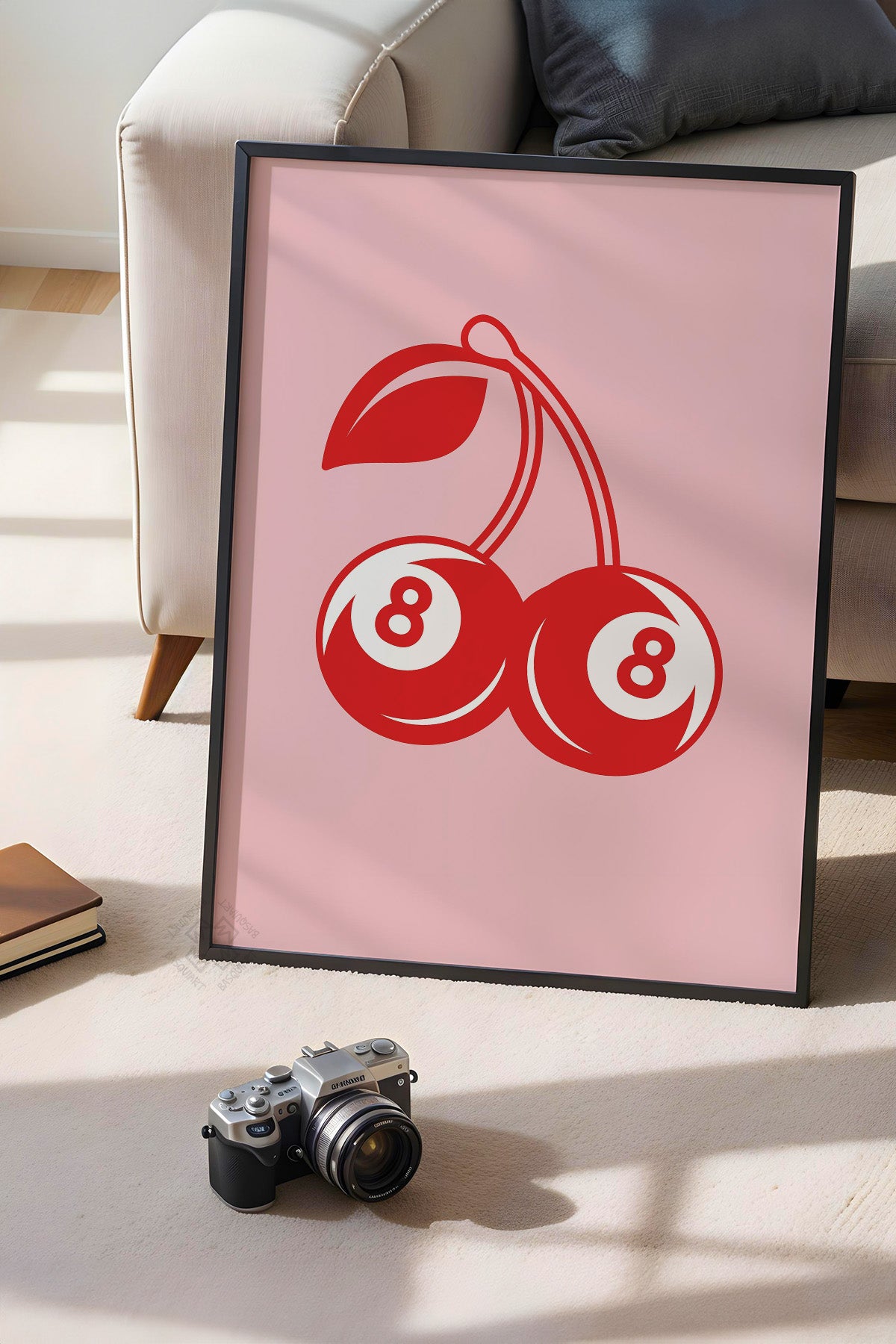 Lucky You Serisi Siyah Çerçeveli Poster, Tablo Duvar Dekoru No:81