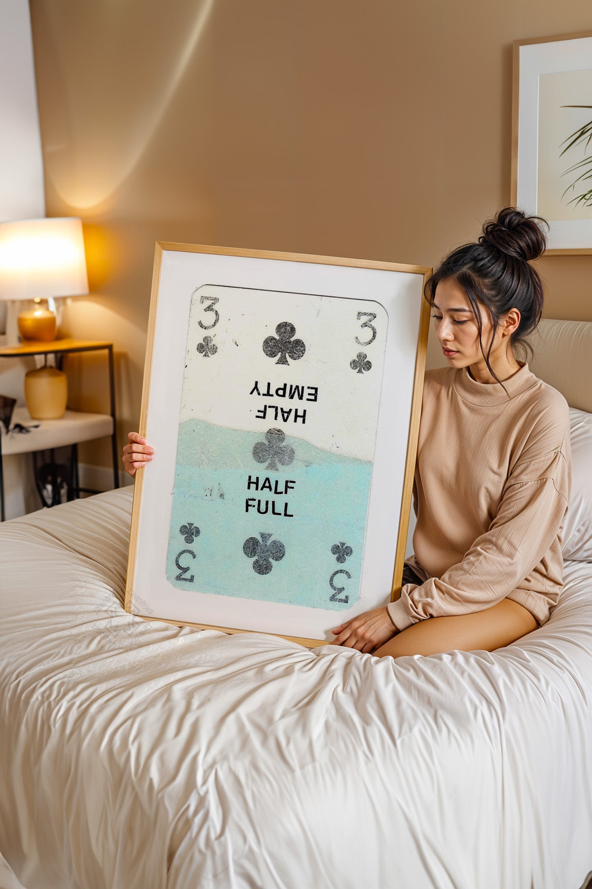 Lucky You Serisi Ahşap Çerçeveli Poster, Tablo Duvar Dekoru No:103