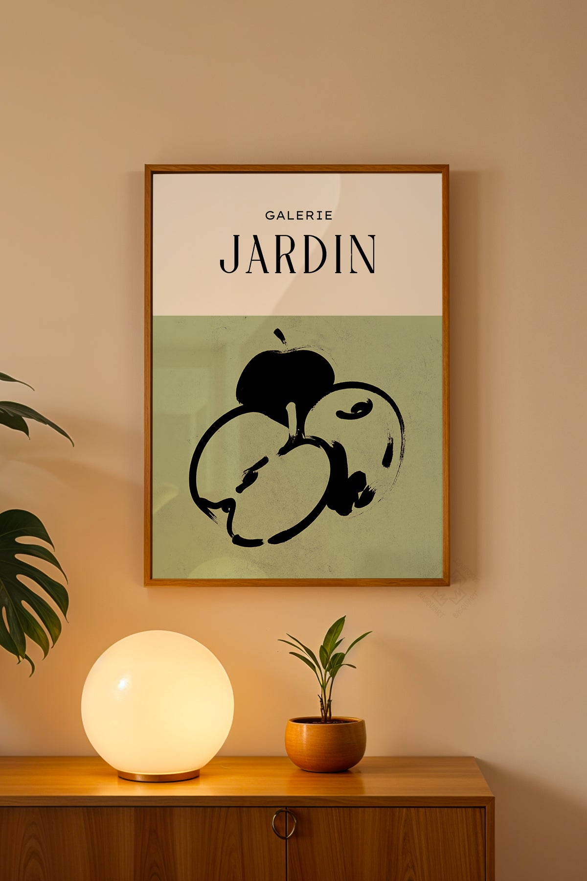 Bohemian Serisi Ahşap Çerçeveli Poster, Tablo No:45