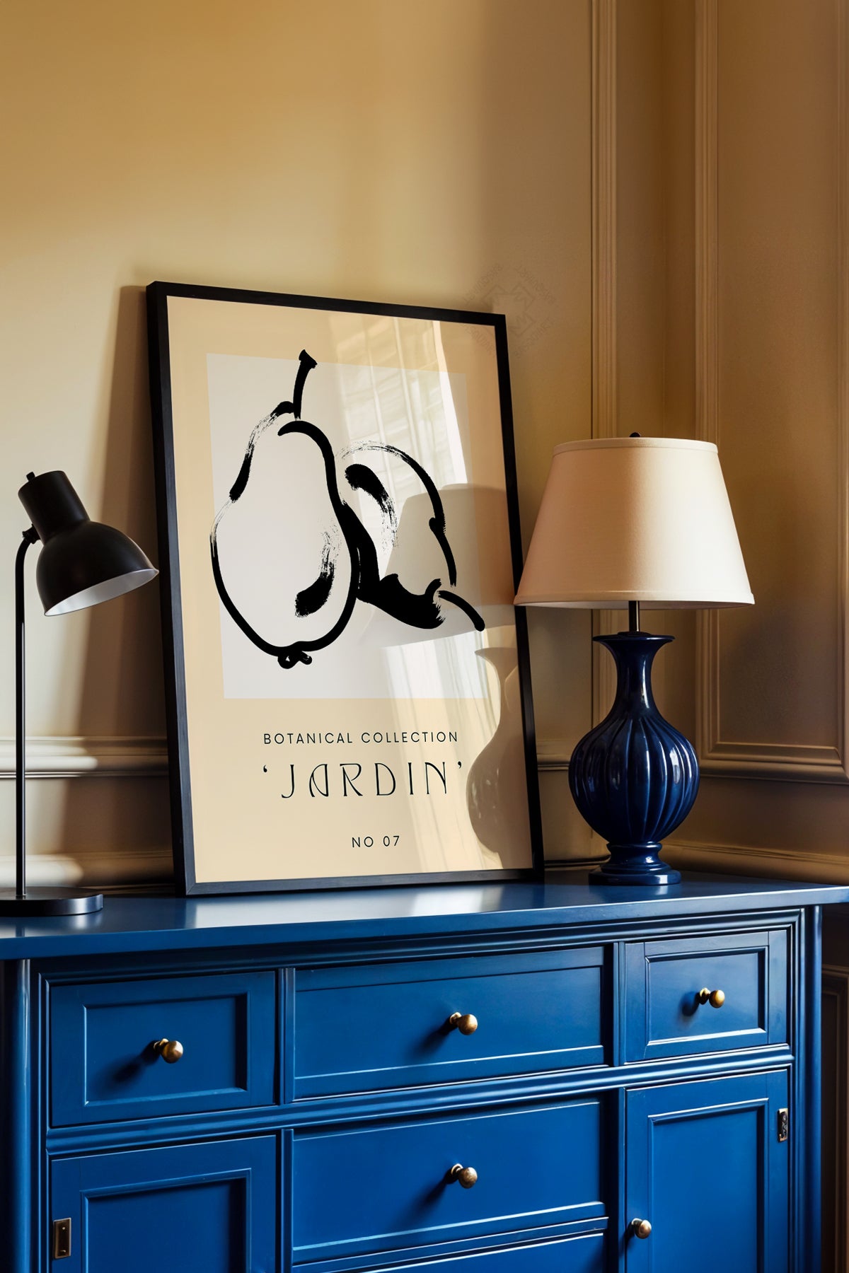 Bohemian Serisi Siyah Çerçeveli Poster, Tablo No:118