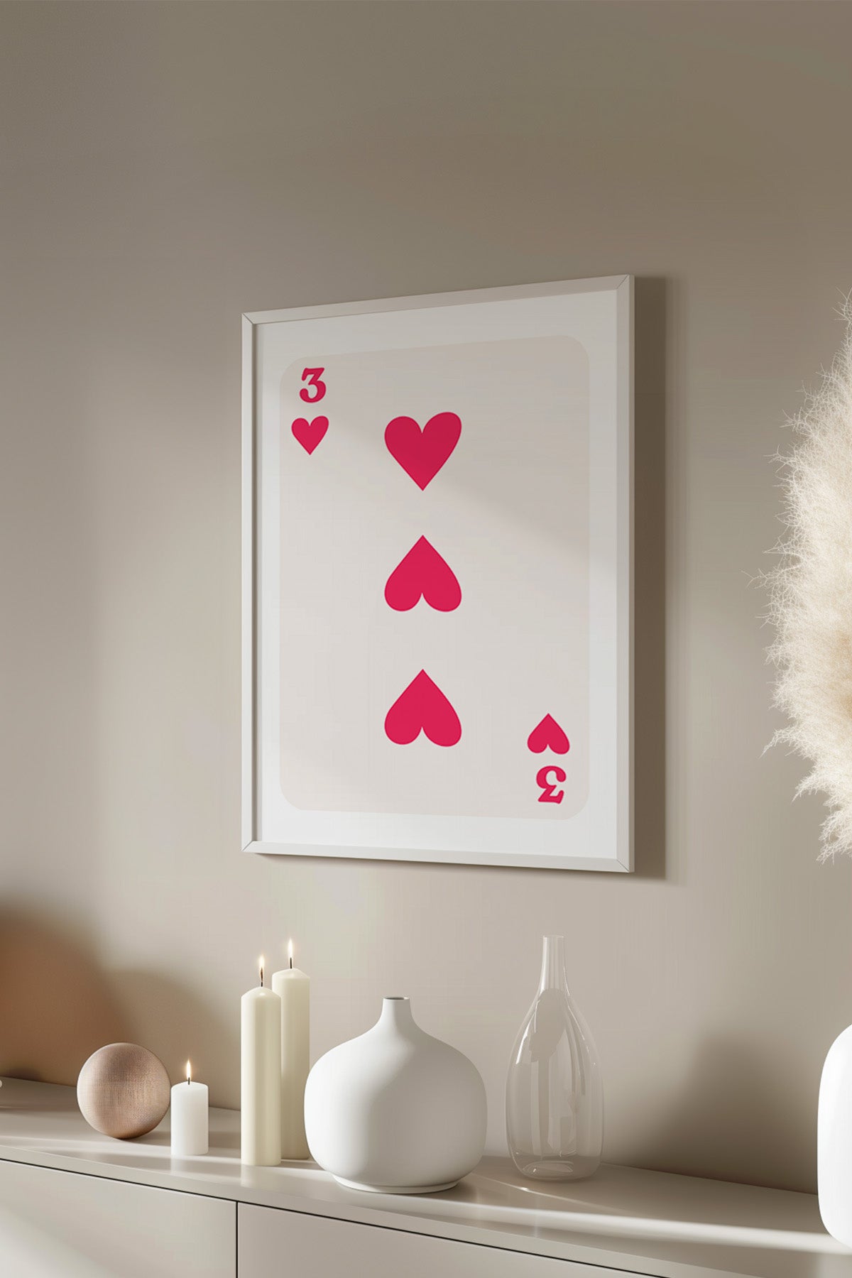 Lucky You Serisi Beyaz Çerçeveli Poster, Tablo Duvar Dekoru No:96
