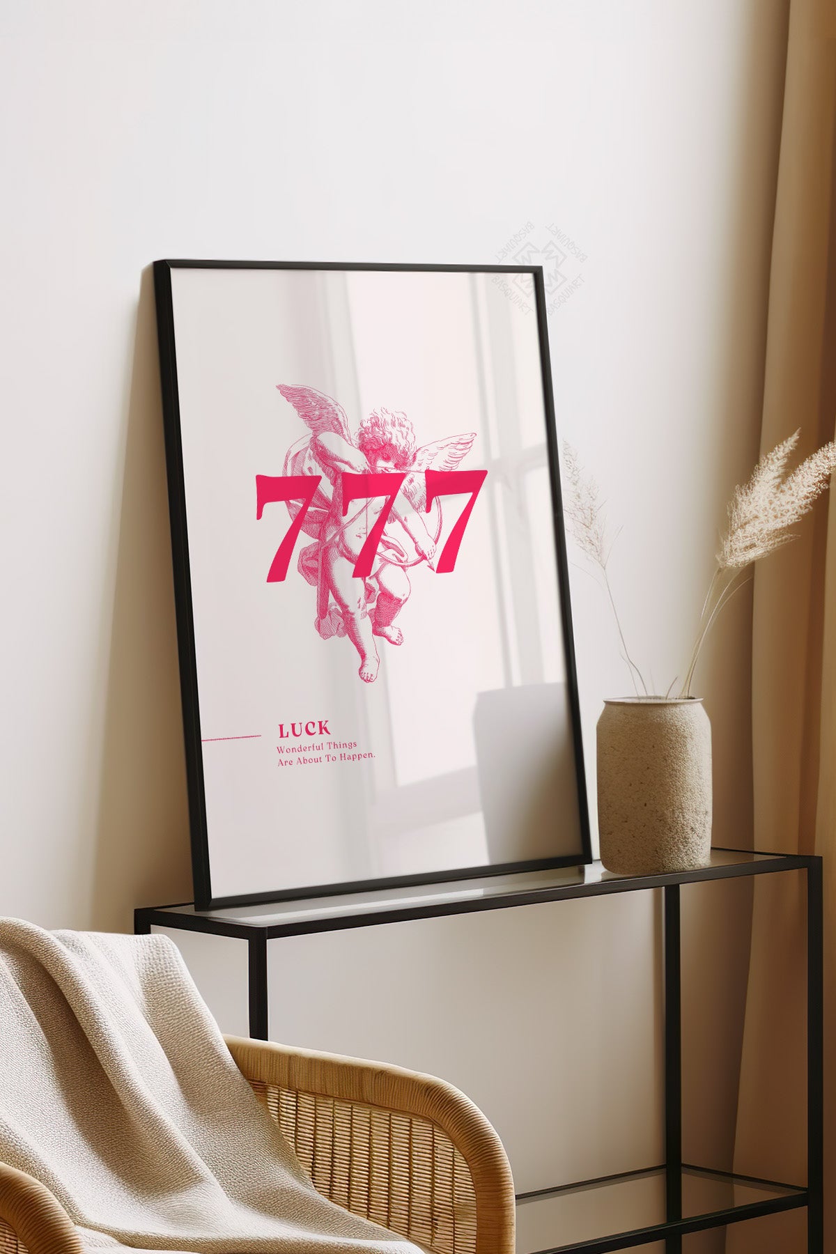 Lucky You Serisi Siyah Çerçeveli Poster, Tablo Duvar Dekoru No:87