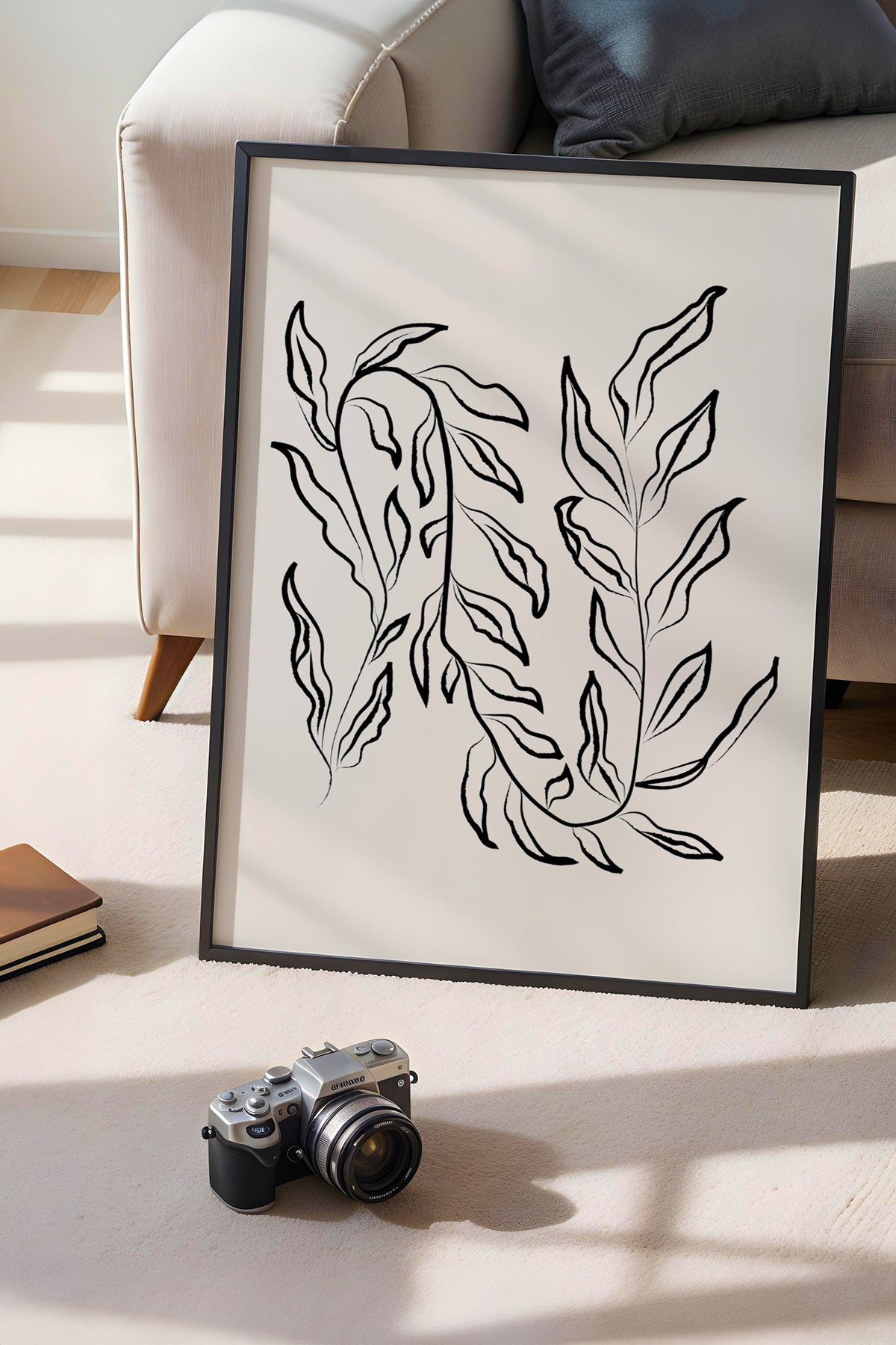 Bohemian Serisi Siyah Çerçeveli Poster, Tablo No:113