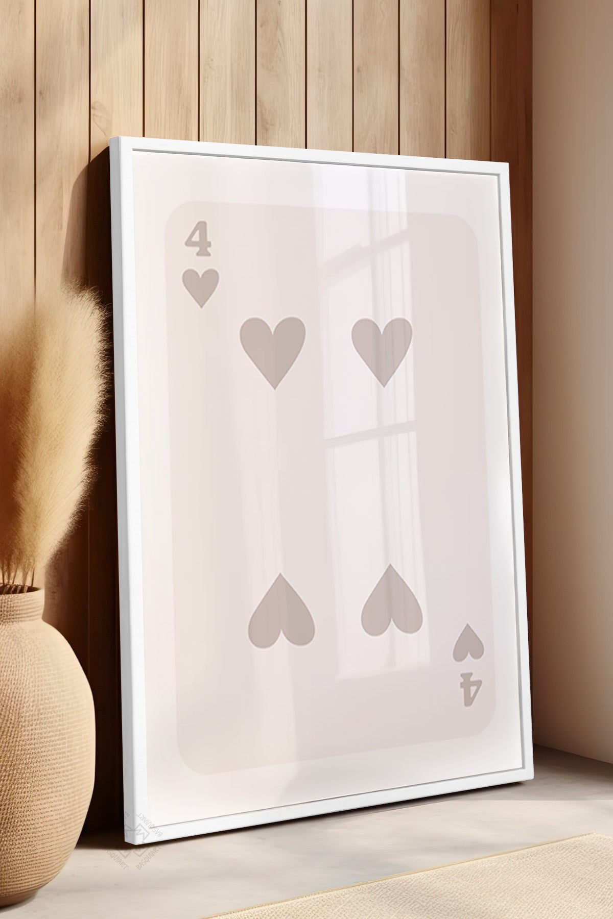 Lucky You Serisi Beyaz Çerçeveli Poster, Tablo Duvar Dekoru No:18