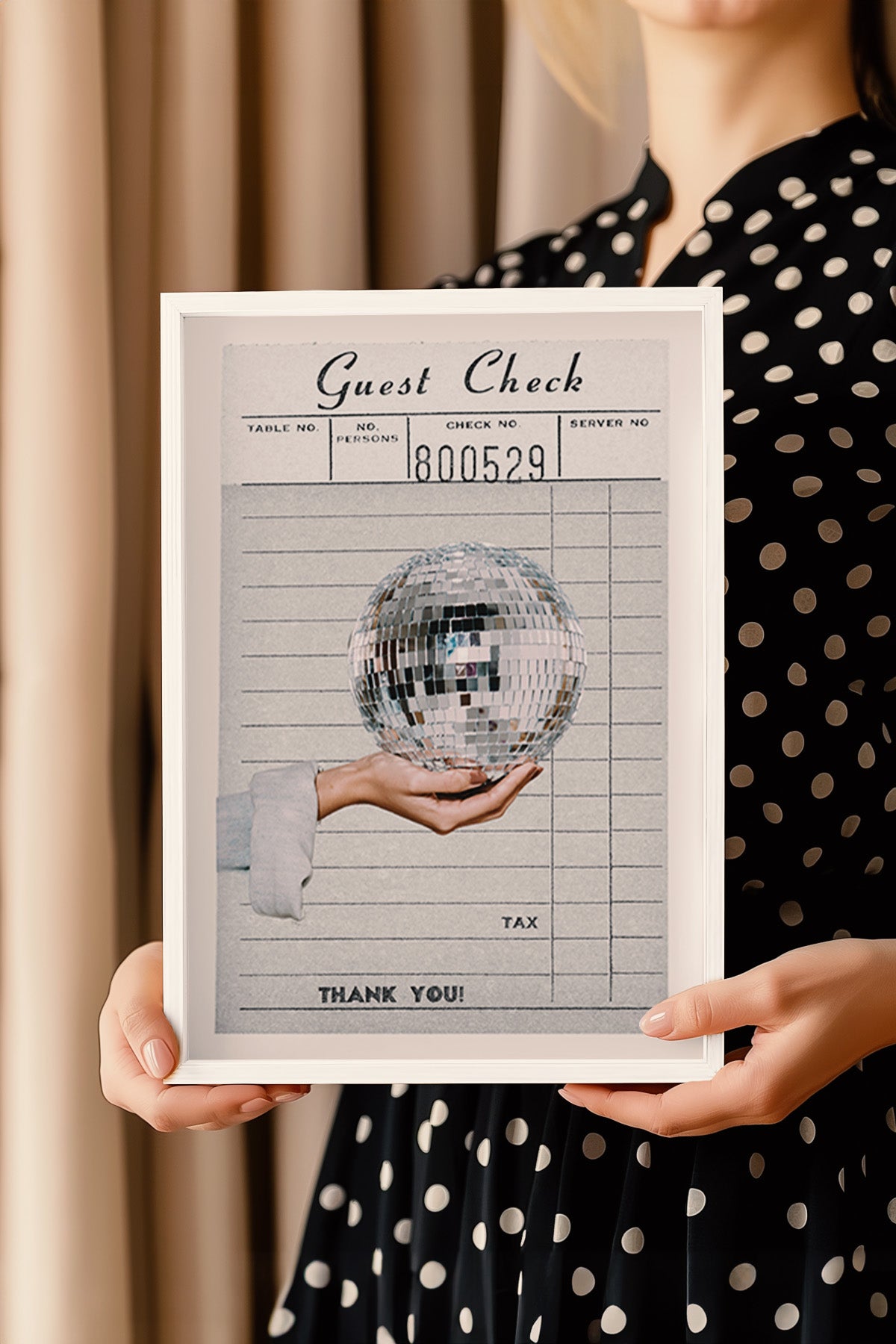 Lucky You Serisi Beyaz Çerçeveli Poster, Tablo Duvar Dekoru No:112