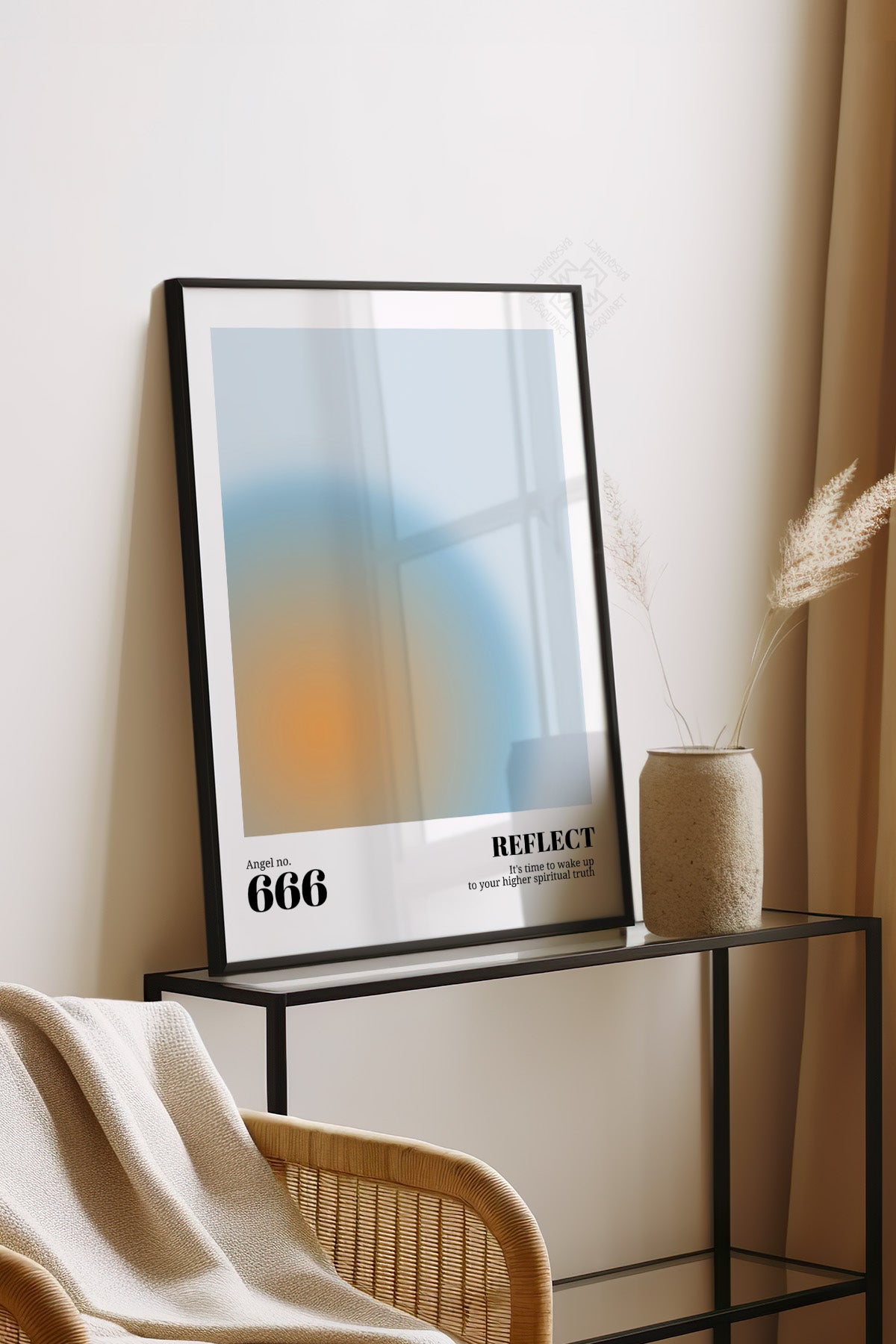 Aura Serisi Siyah Çerçeveli Poster, Tablo No:3
