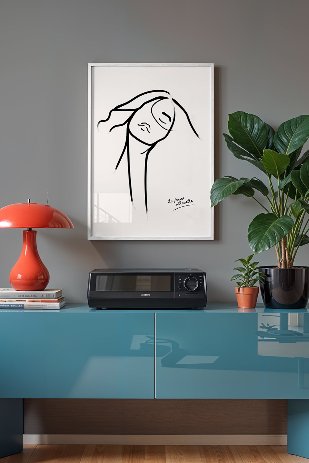 Bohemian Serisi Beyaz Çerçeveli Poster, Tablo No:86