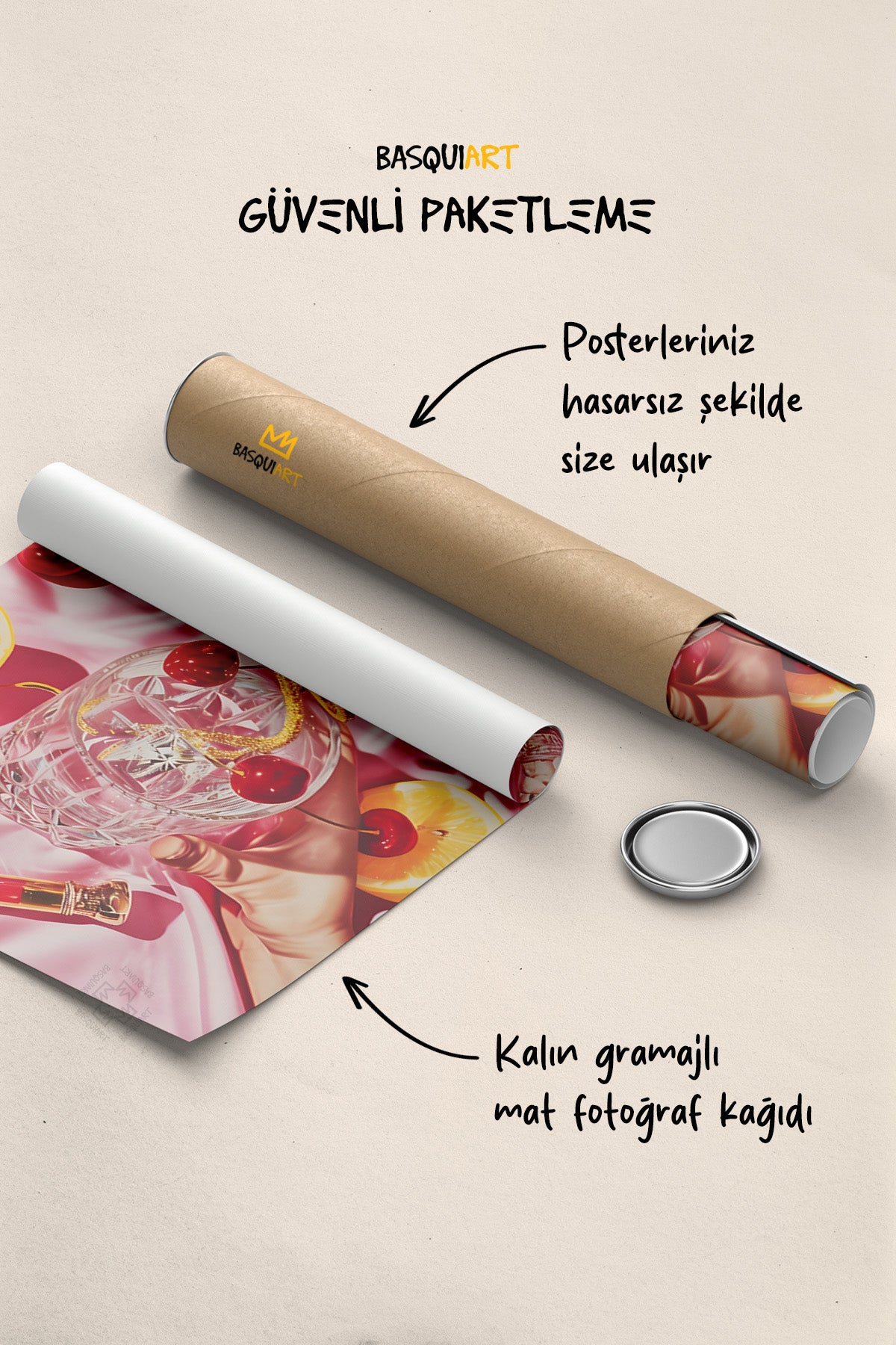 Kokteyl Serisi Poster, Cafe, Restoran, Mutfak Duvar Dekoru No:39