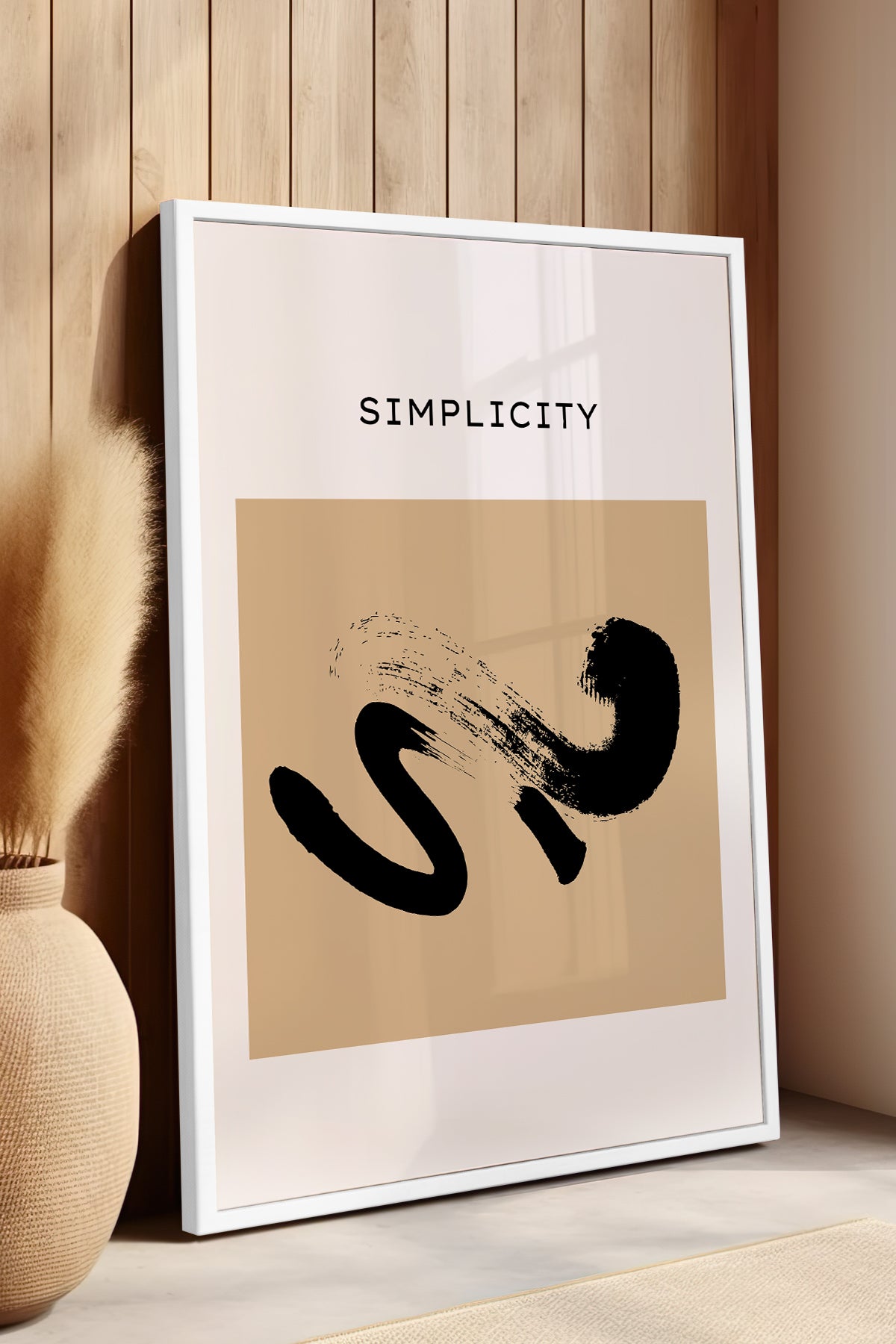 Bohemian Serisi Beyaz Çerçeveli Poster, Tablo No:138