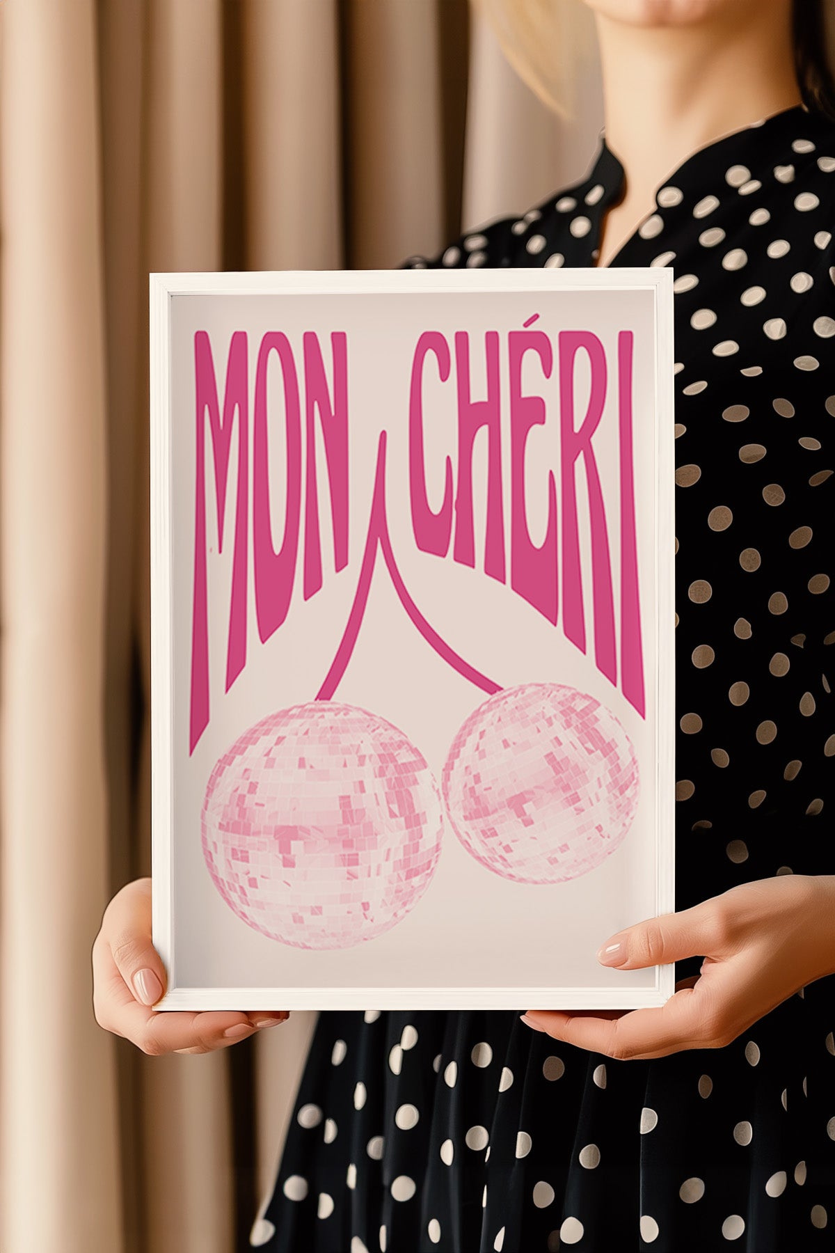 Lucky You Serisi Beyaz Çerçeveli Poster, Tablo Duvar Dekoru No:47