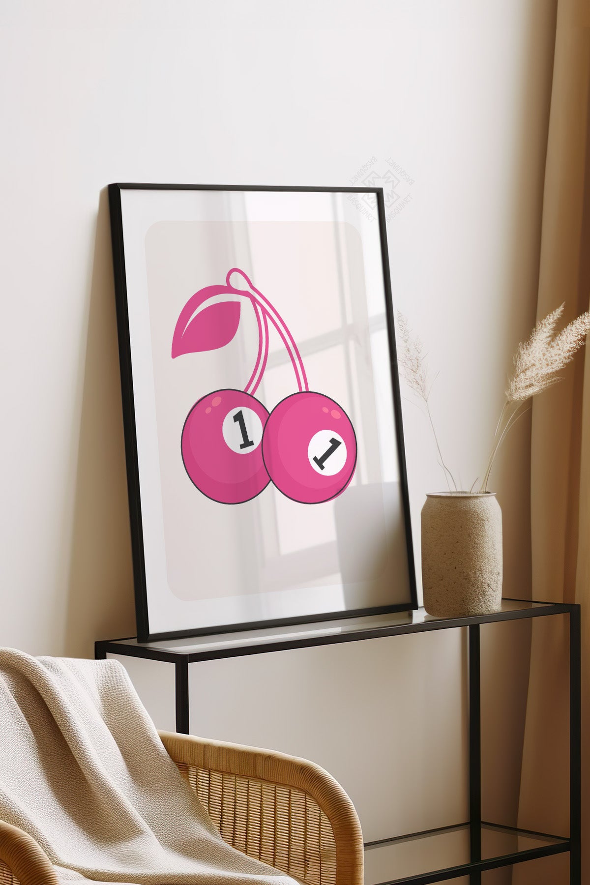 Lucky You Serisi Siyah Çerçeveli Poster, Tablo Duvar Dekoru No:52