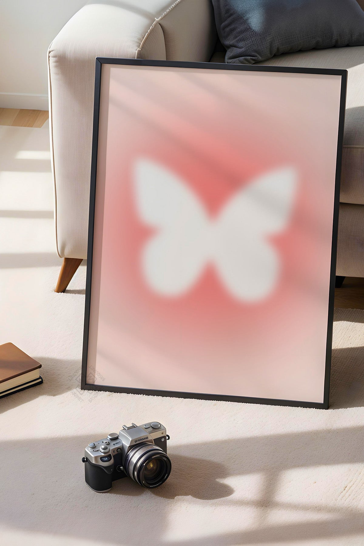 Aura Serisi Siyah Çerçeveli Poster, Tablo No:99