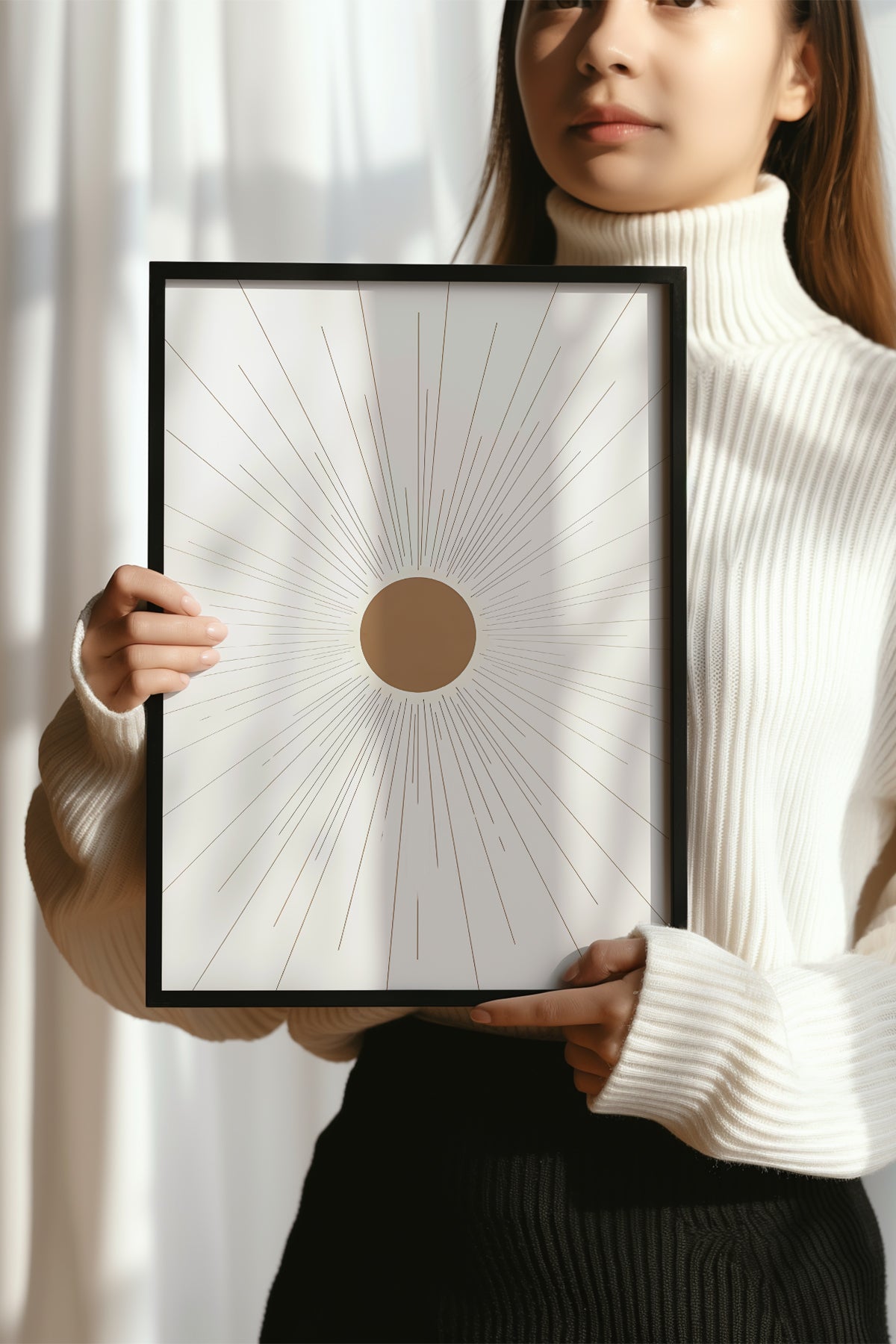Bohemian Serisi Siyah Çerçeveli Poster, Tablo No:41