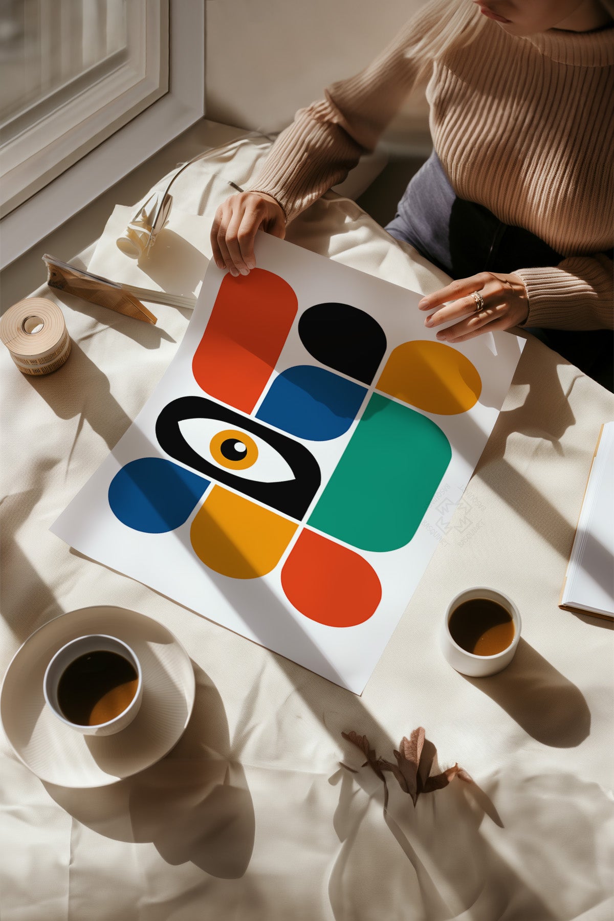 Bauhaus 4'lü Poster Seti, Duvar Dekoru No:21
