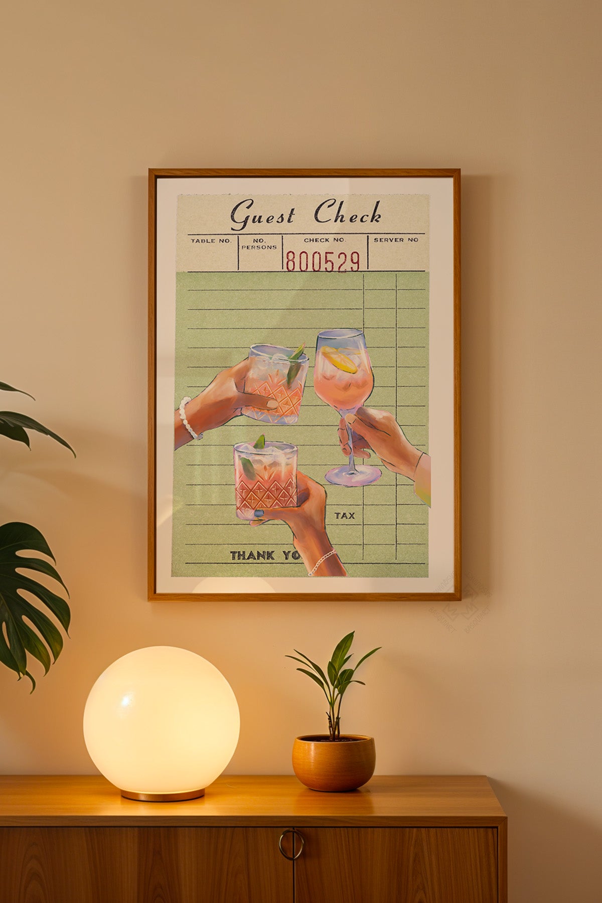 Lucky You Serisi Ahşap Çerçeveli Poster, Tablo Duvar Dekoru No:136