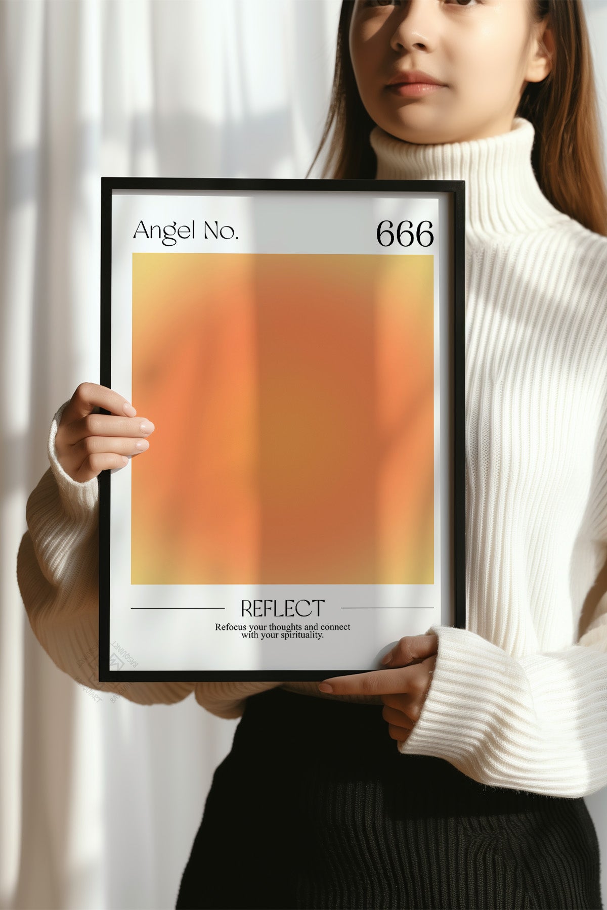 Aura Serisi Siyah Çerçeveli Poster, Tablo No:10