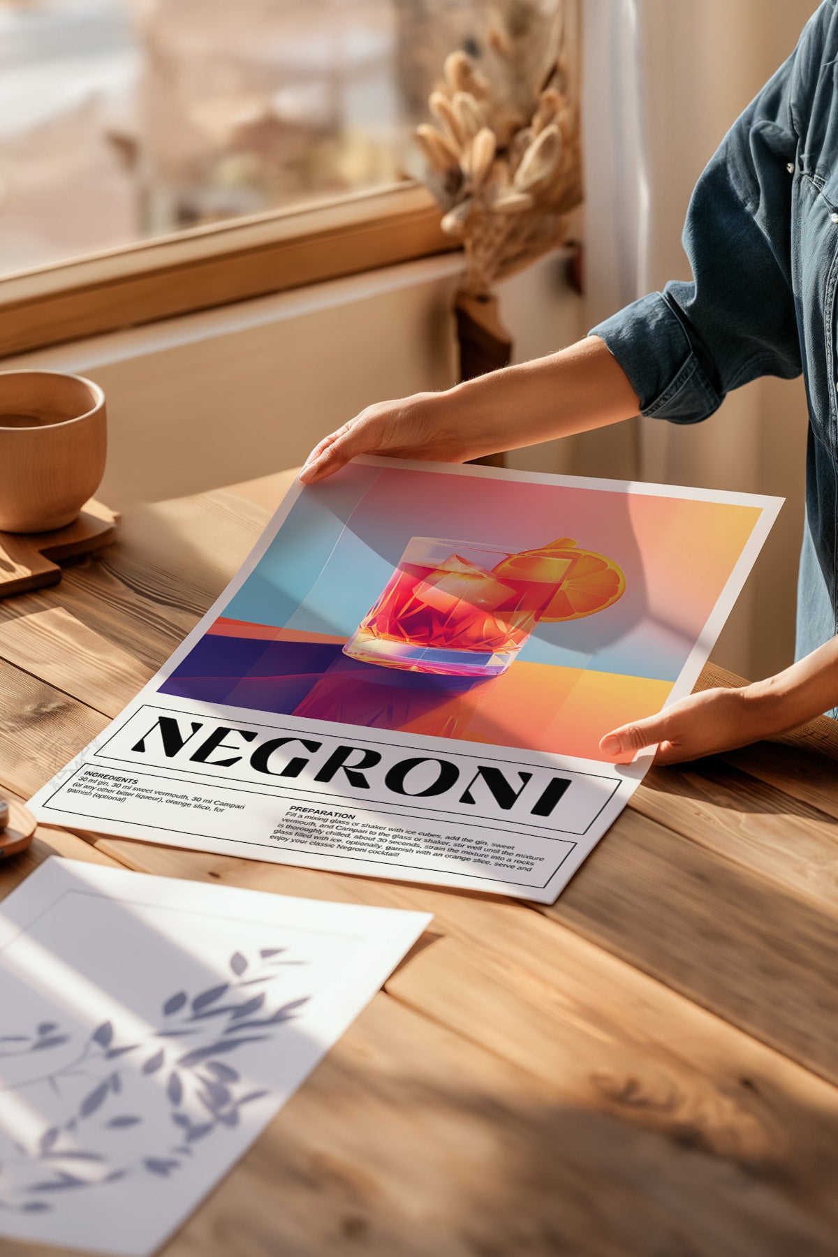 Kokteyl Serisi Poster, Cafe, Restoran, Mutfak Duvar Dekoru No:2