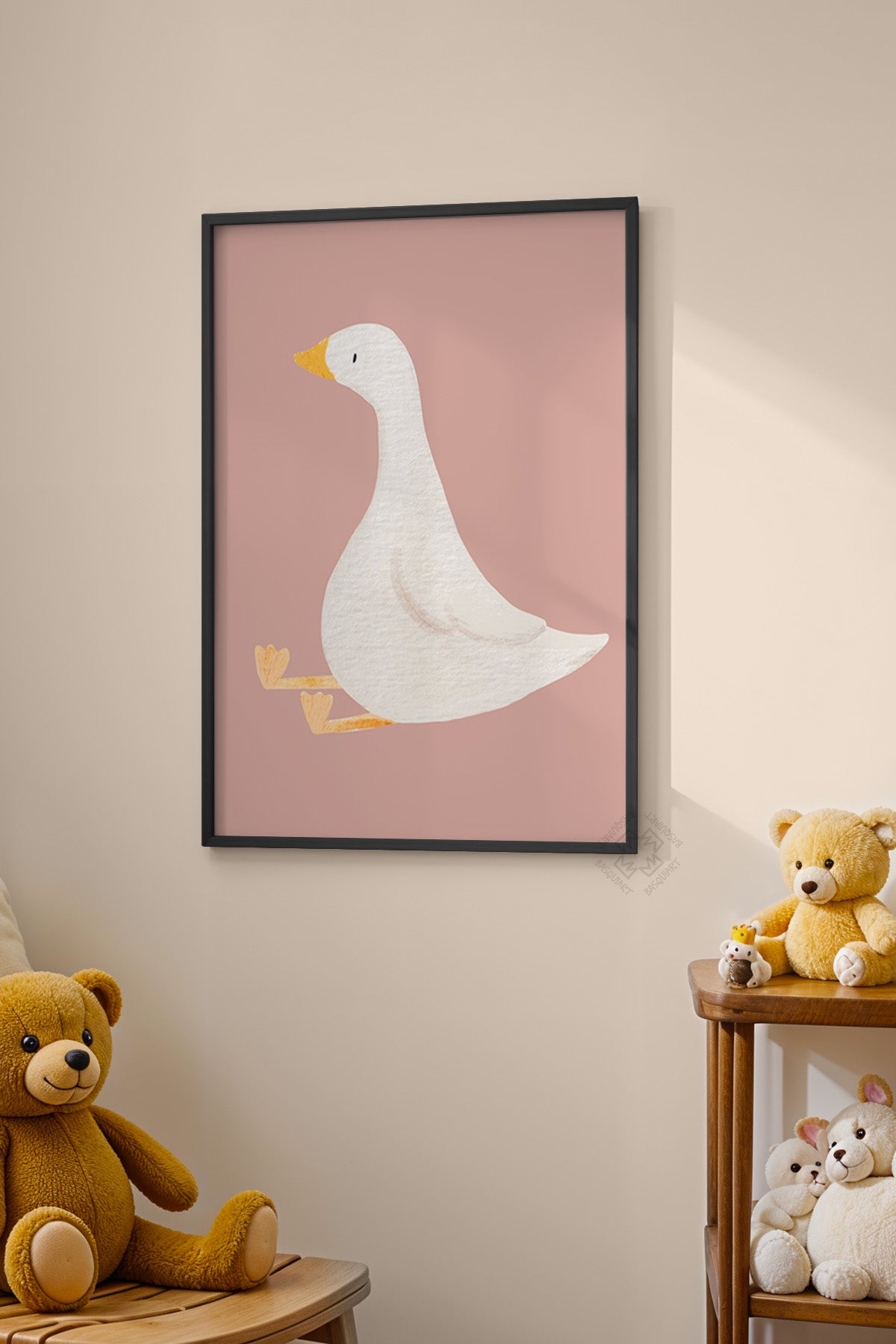 Çocuk Odası, Bebek Odası Siyah Çerçeveli Poster, Tablo No:67