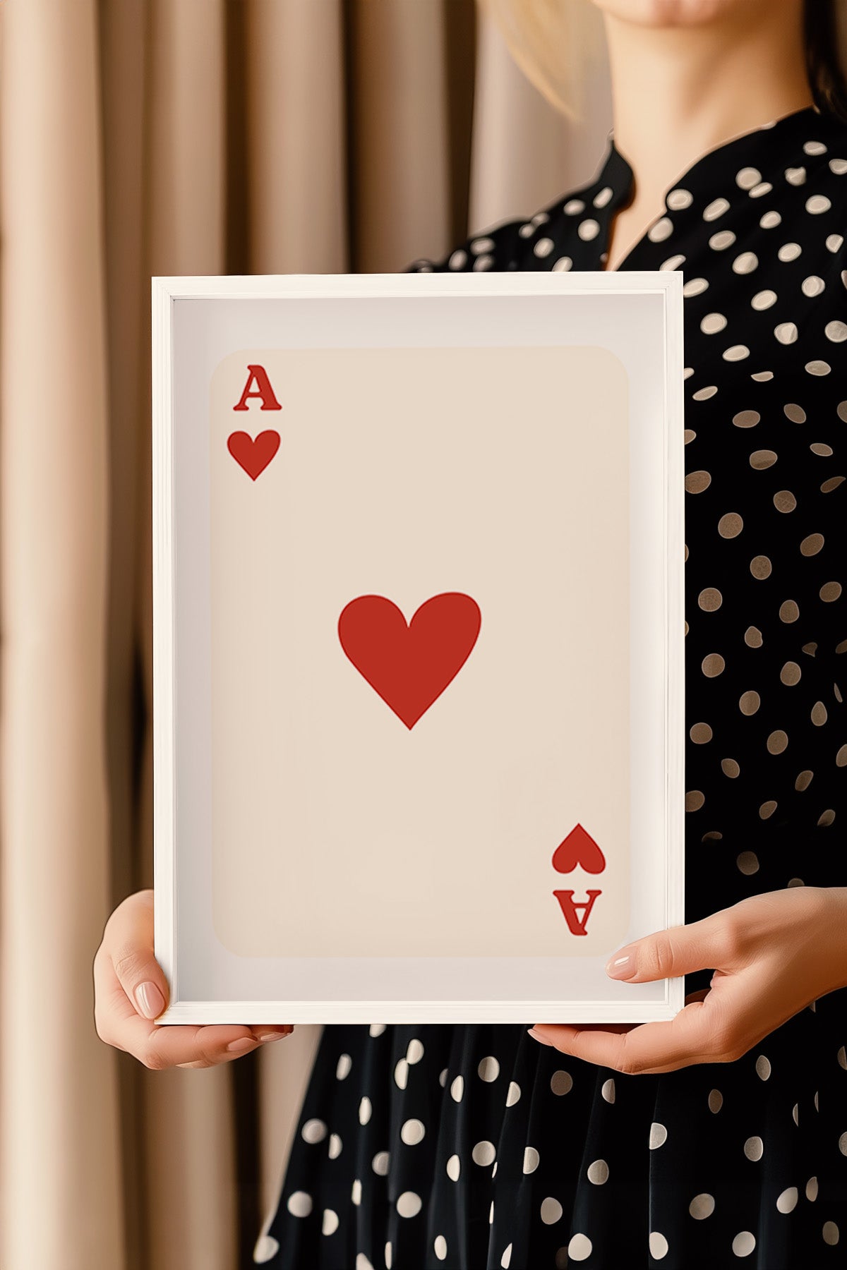 Lucky You Serisi Beyaz Çerçeveli Poster, Tablo Duvar Dekoru No:70