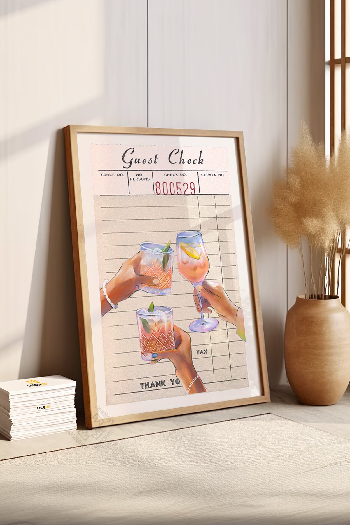 Lucky You Serisi Ahşap Çerçeveli Poster, Tablo Duvar Dekoru No:13
