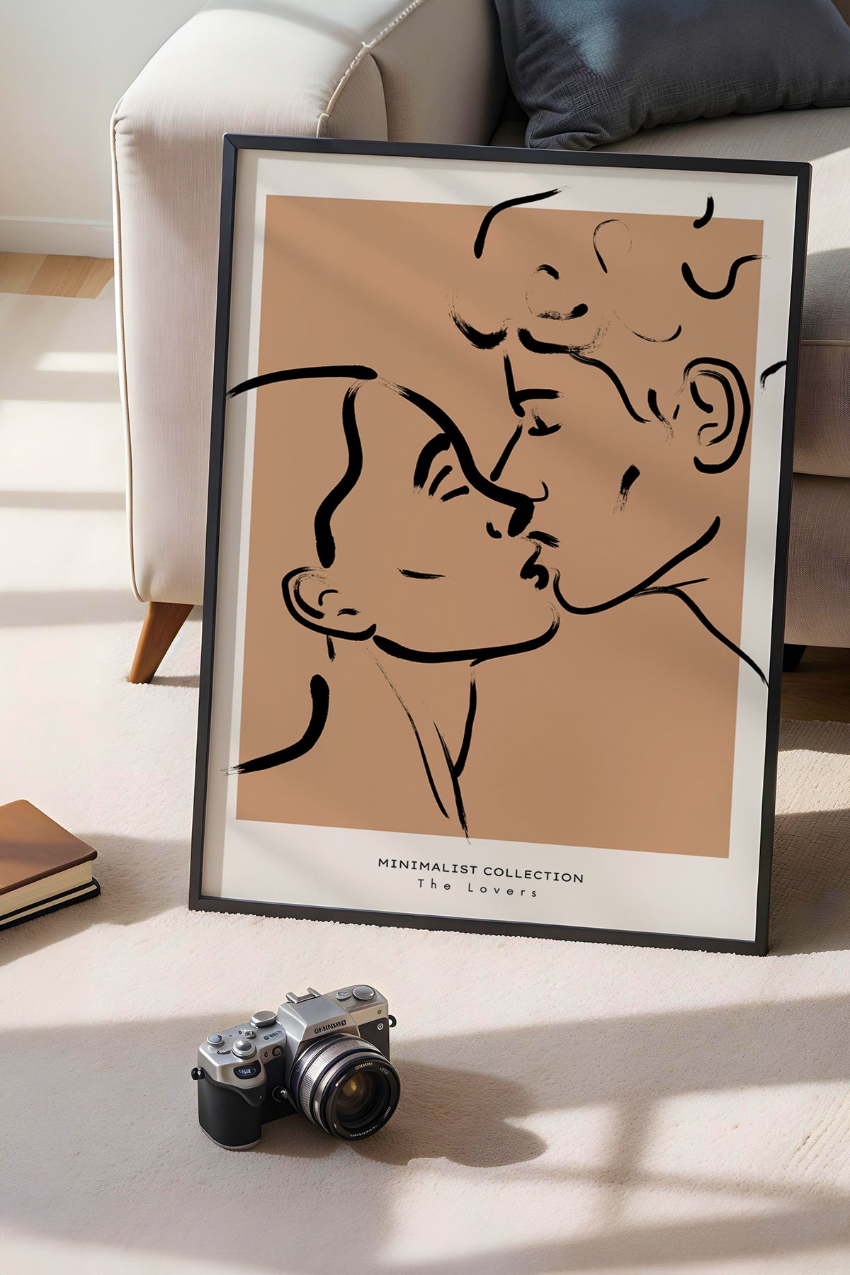 Bohemian Serisi Siyah Çerçeveli Poster, Tablo No:105