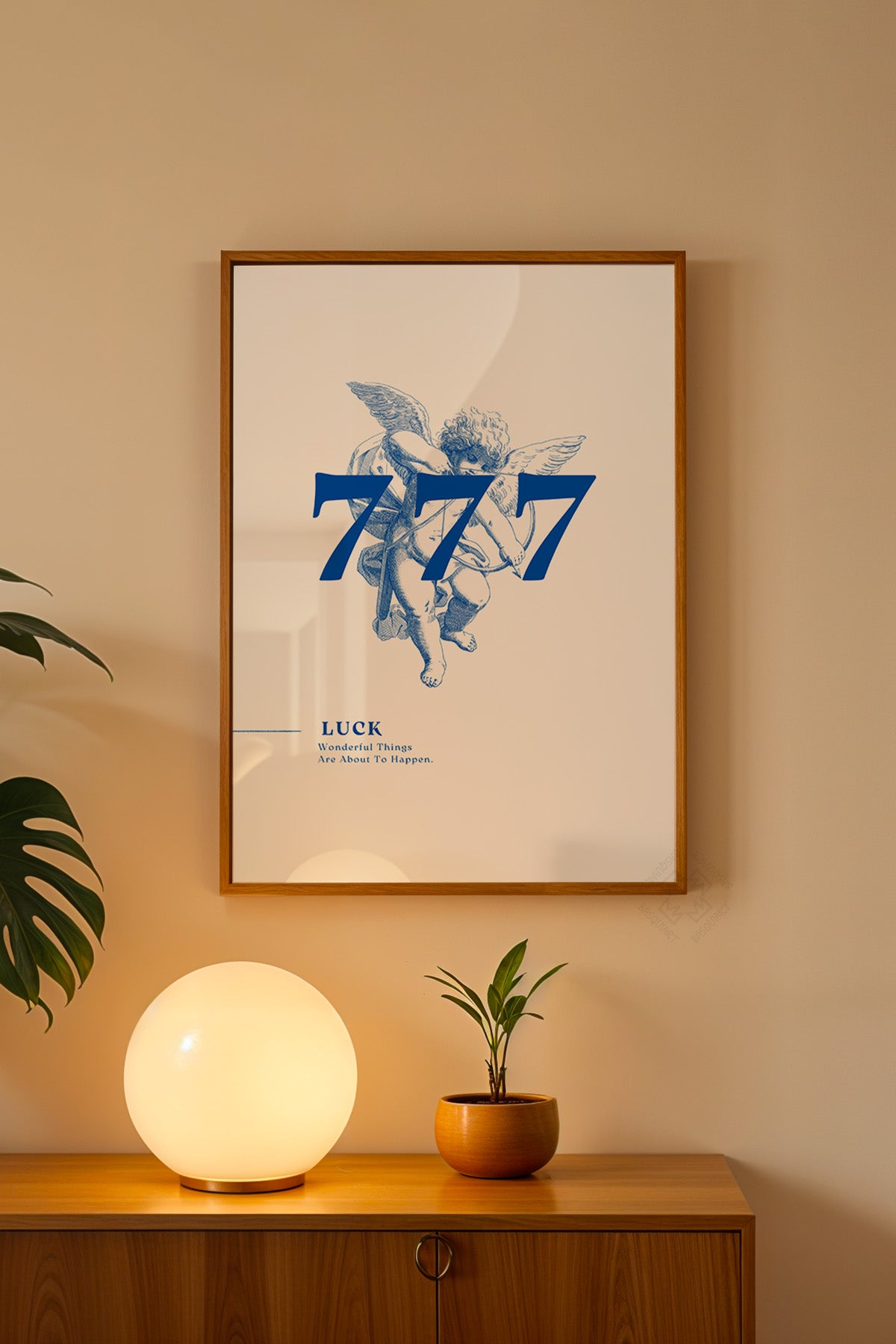 Lucky You Serisi Ahşap Çerçeveli Poster, Tablo Duvar Dekoru No:27