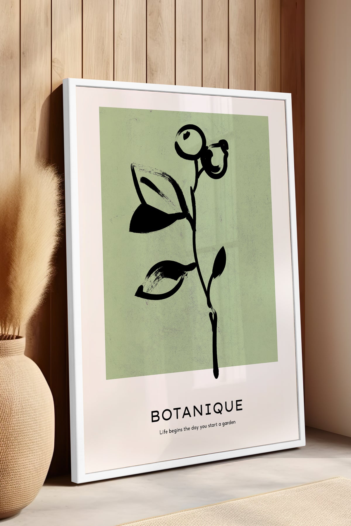 Bohemian Serisi Beyaz Çerçeveli Poster, Tablo No:44