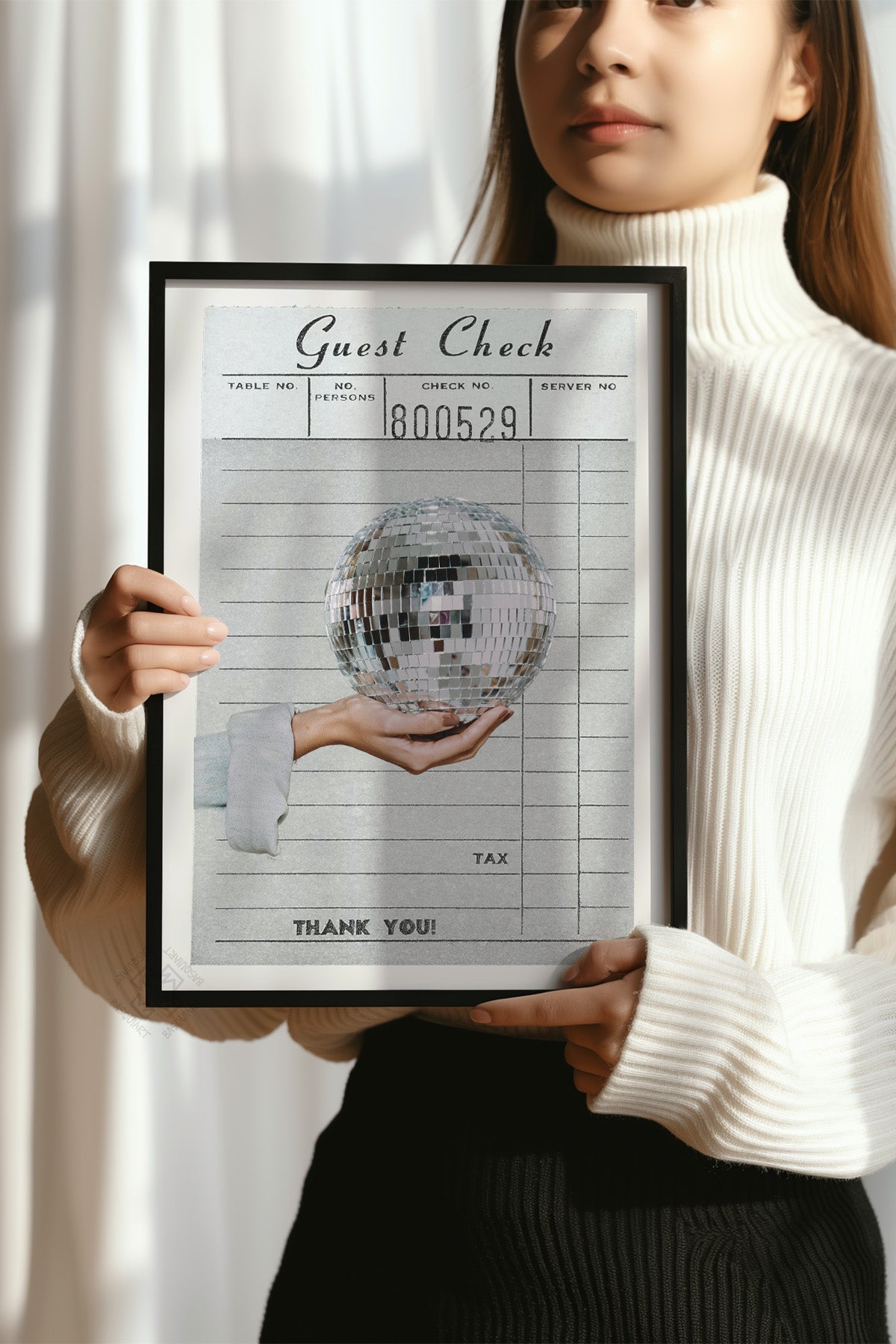 Lucky You Serisi Siyah Çerçeveli Poster, Tablo Duvar Dekoru No:112