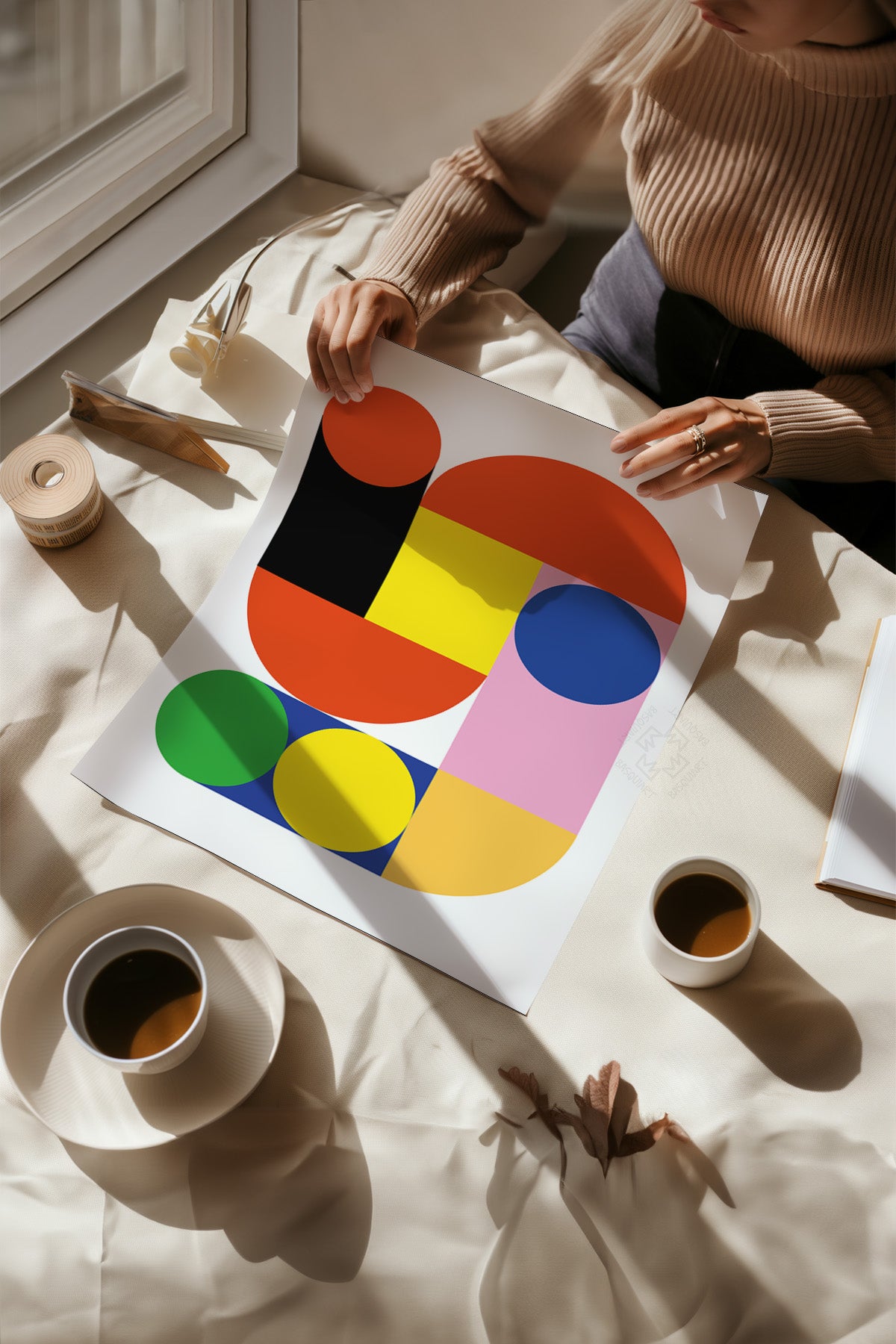 Bauhaus Serisi Poster, Duvar Dekoru No:15