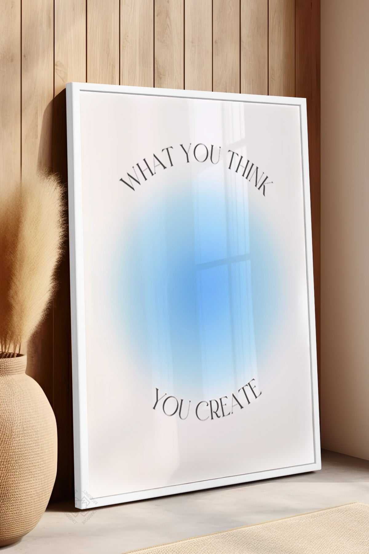 Aura Serisi Beyaz Çerçeveli Poster, Tablo No:149