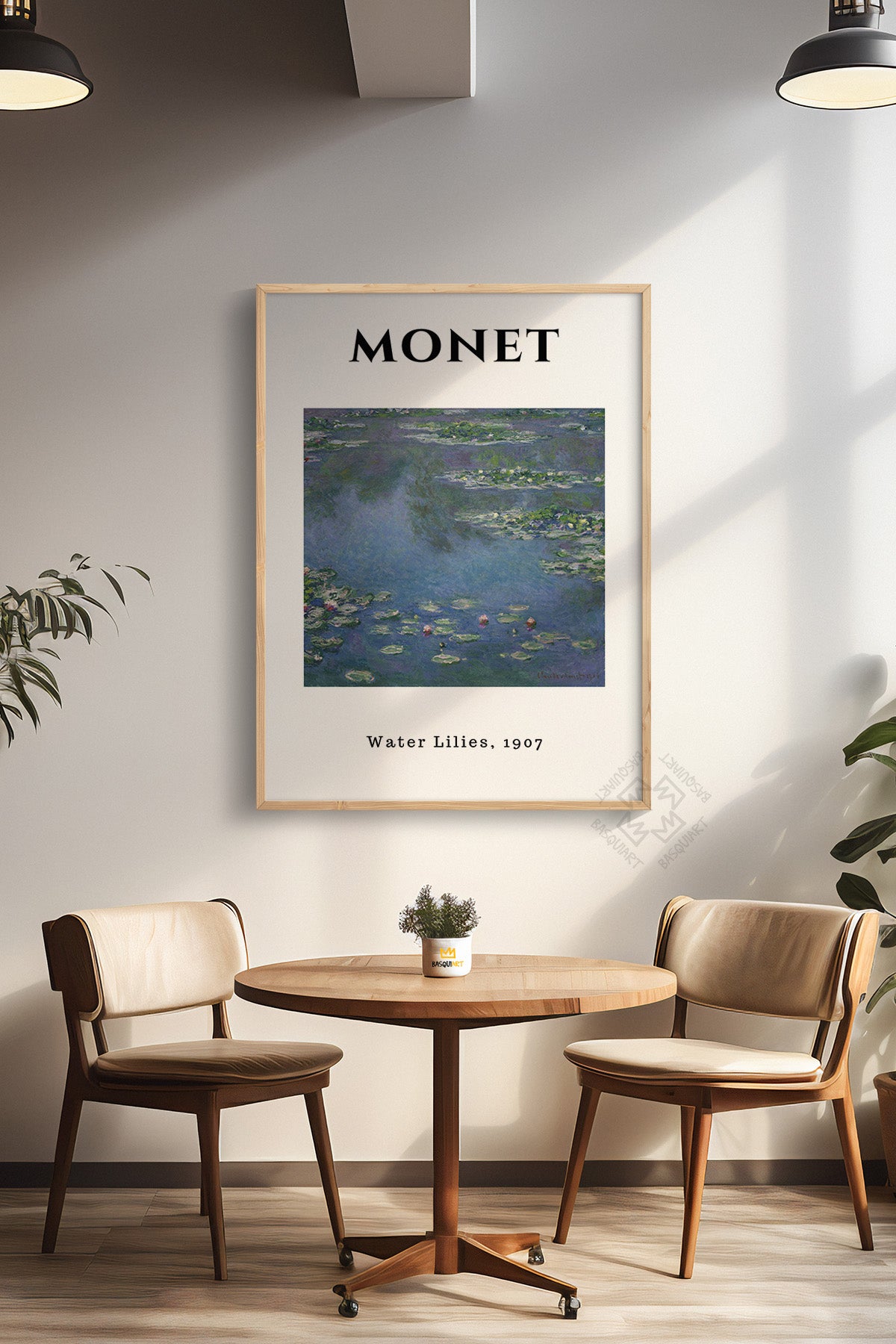 Claude Monet Serisi Ahşap Çerçeveli Poster, Tablo Duvar Dekoru No:13