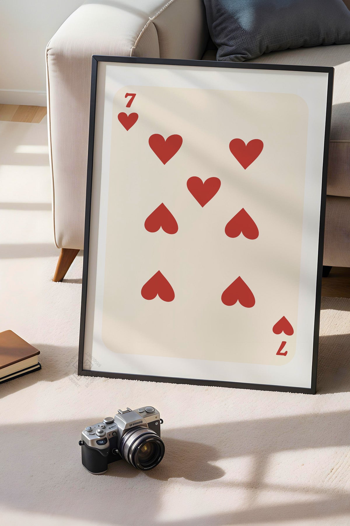 Lucky You Serisi Siyah Çerçeveli Poster, Tablo Duvar Dekoru No:76