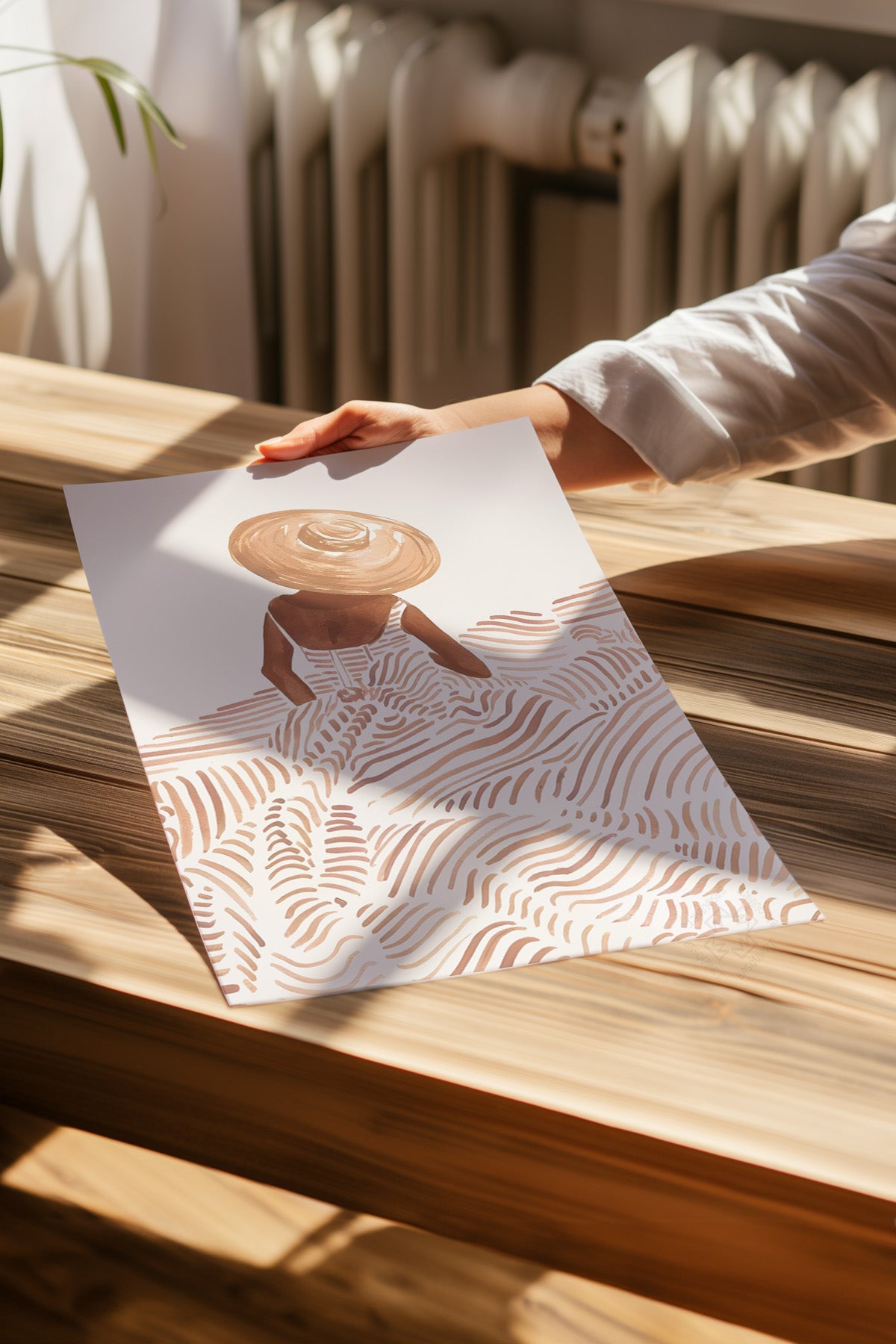 Bohem Dekoratif 4'lü Poster Seti, Duvar Dekoru No:6