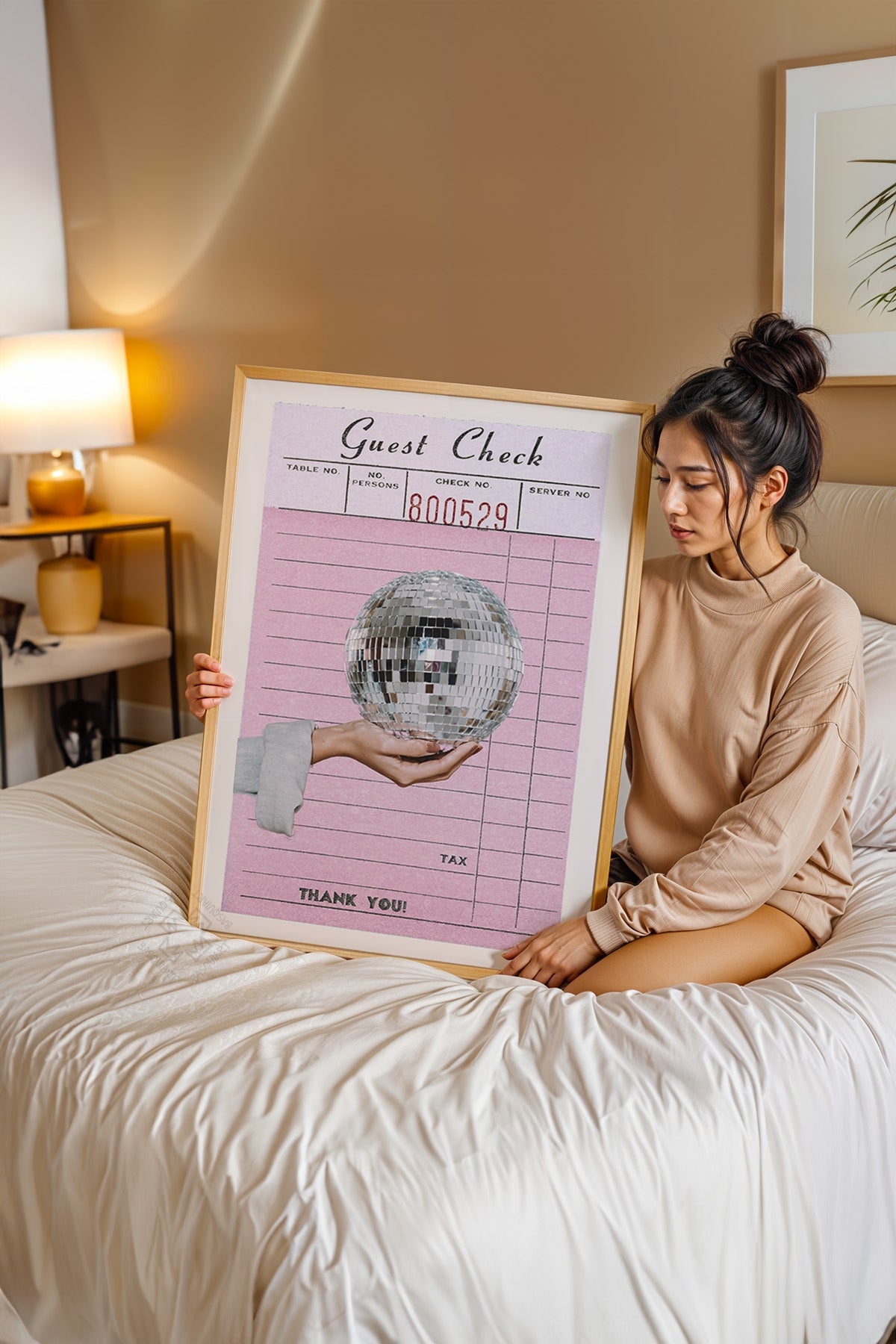 Lucky You Serisi Ahşap Çerçeveli Poster, Tablo Duvar Dekoru No:50
