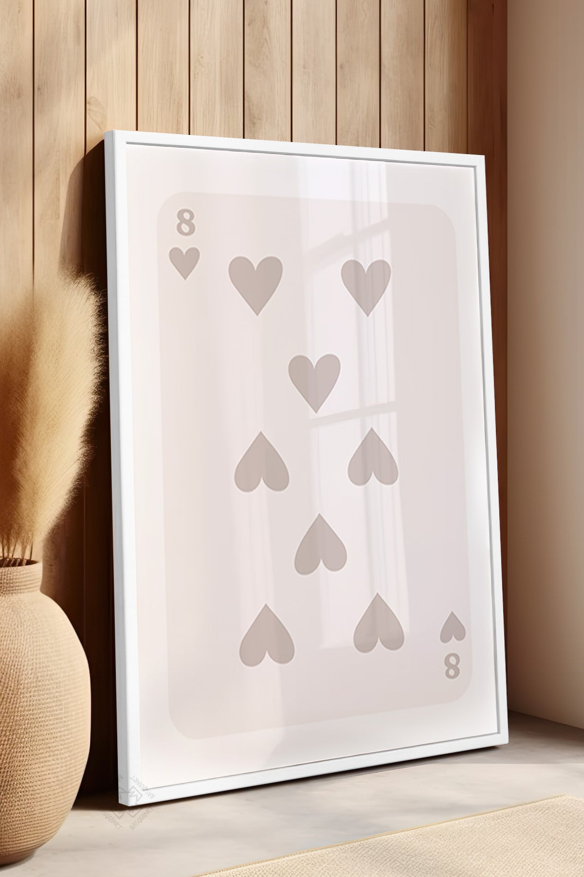Lucky You Serisi Beyaz Çerçeveli Poster, Tablo Duvar Dekoru No:22
